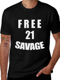 Free 21 Savage Black T-Shirt