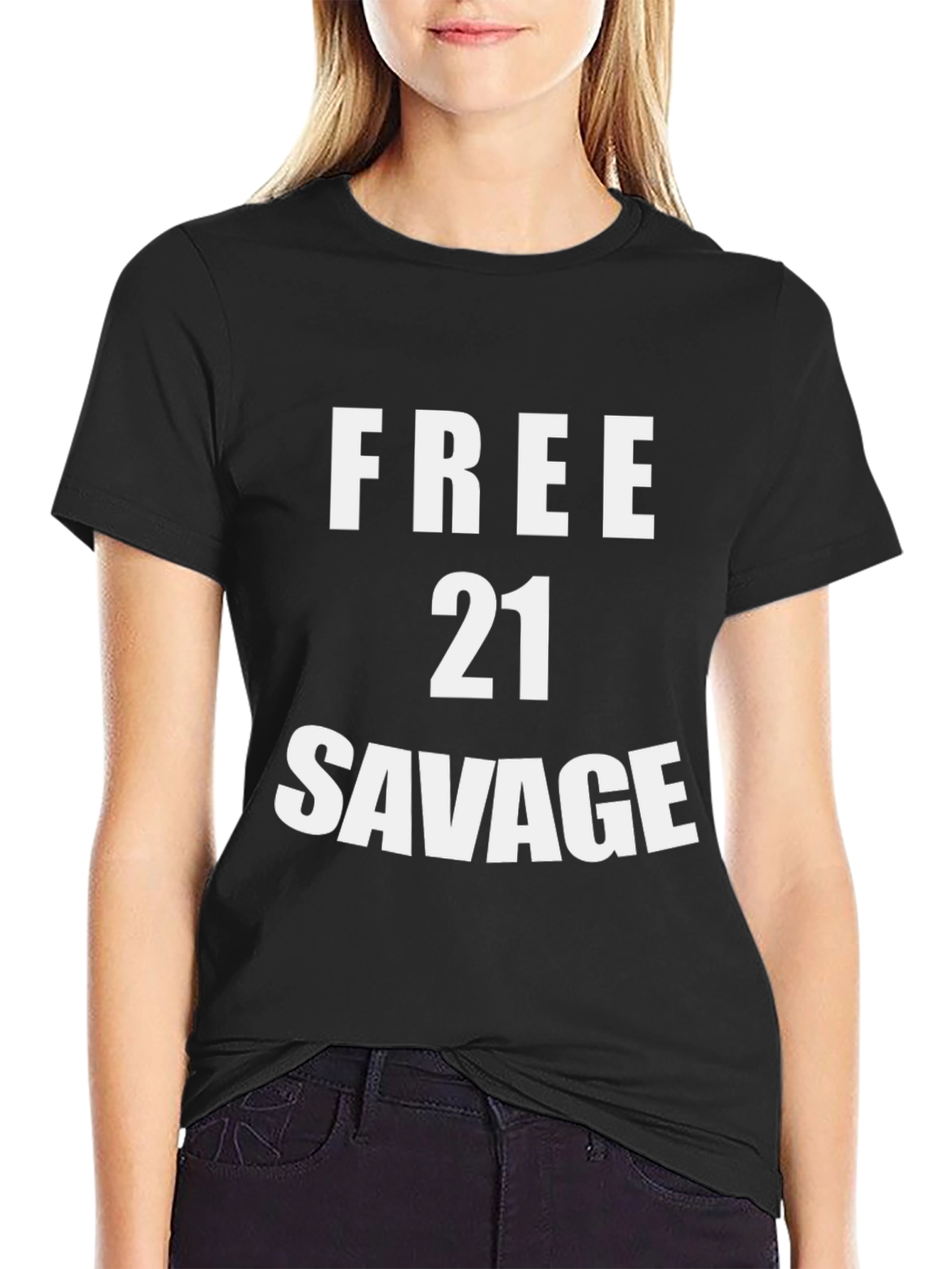 Free 21 Savage Black T-Shirt