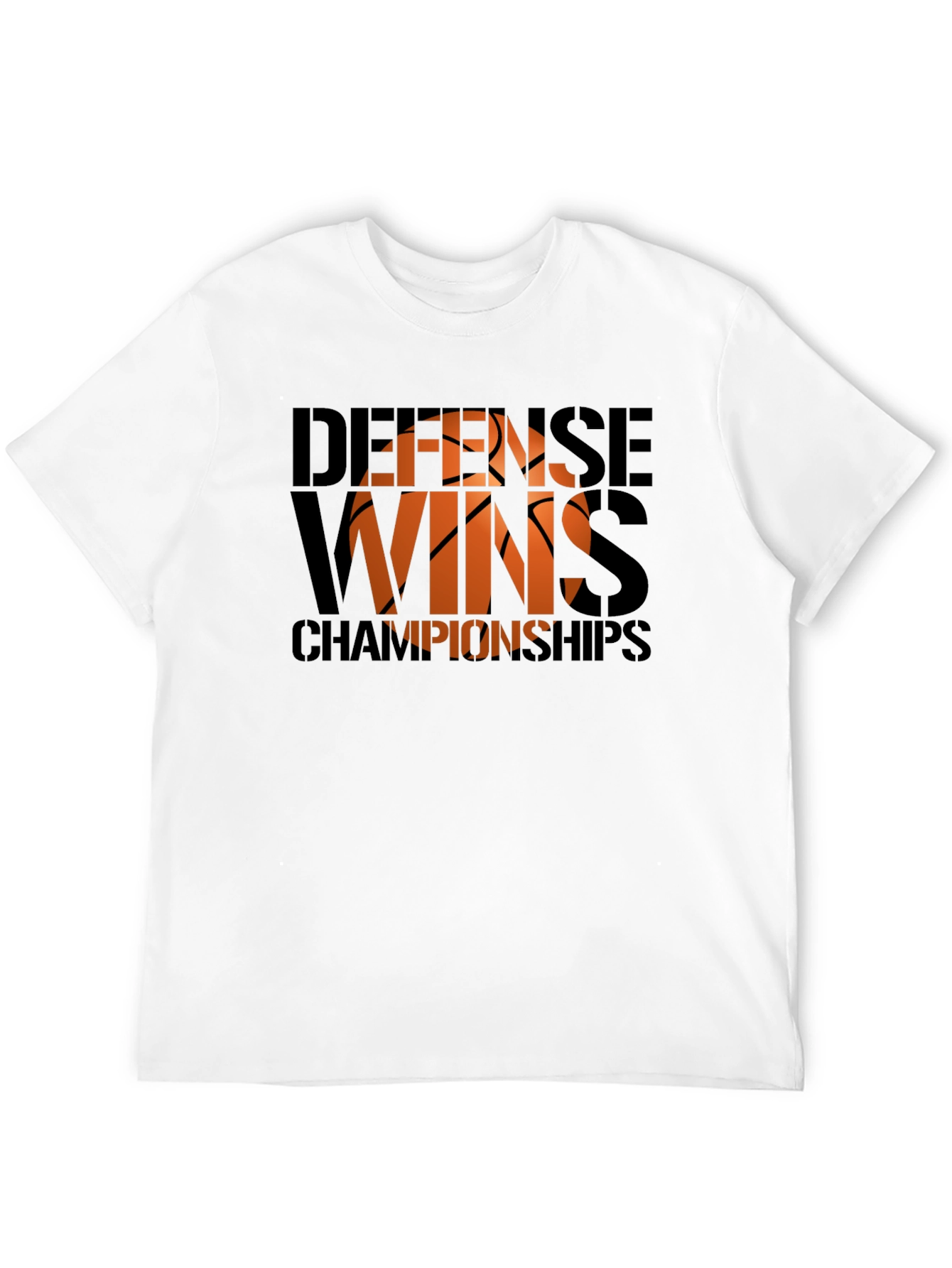 Defense Wins Championships Basketball Graphic Tee