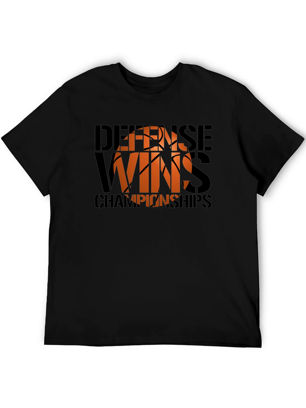 Defense Wins Championships Basketball Graphic Tee
