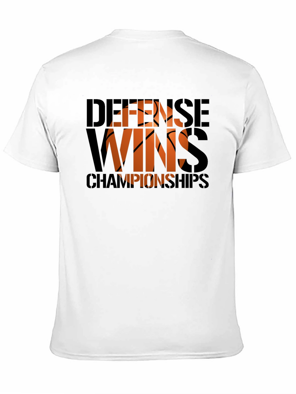 Defense Wins Championships Basketball Graphic Tee