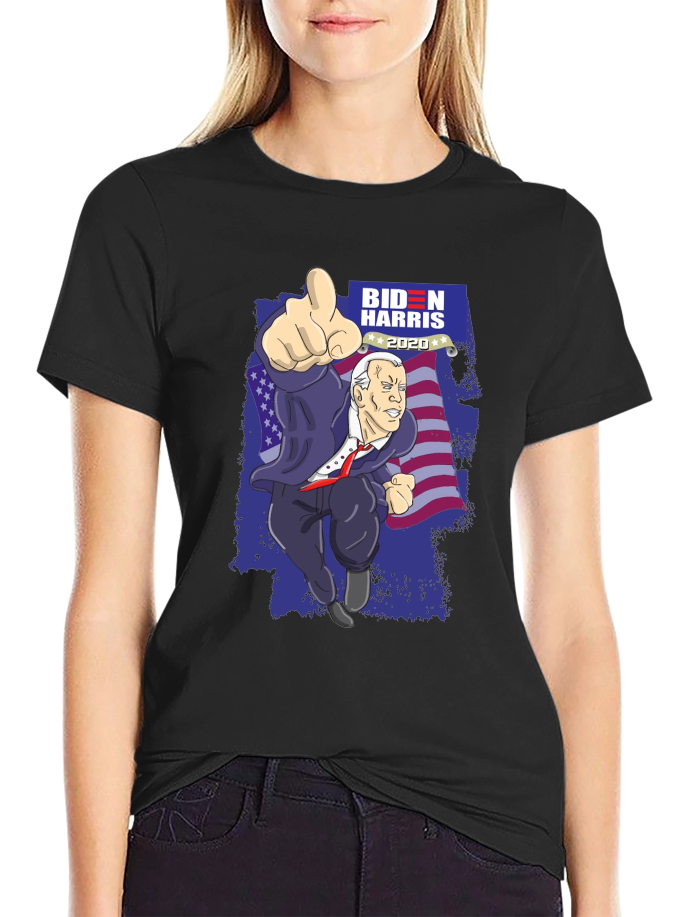 Biden Harris 2020 Graphic Print T-Shirt