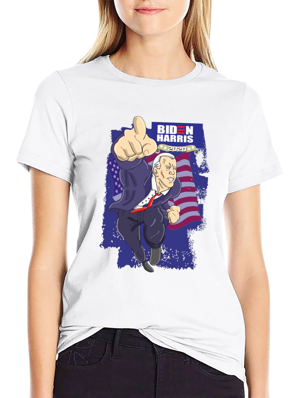 Biden Harris 2020 Graphic Print T-Shirt