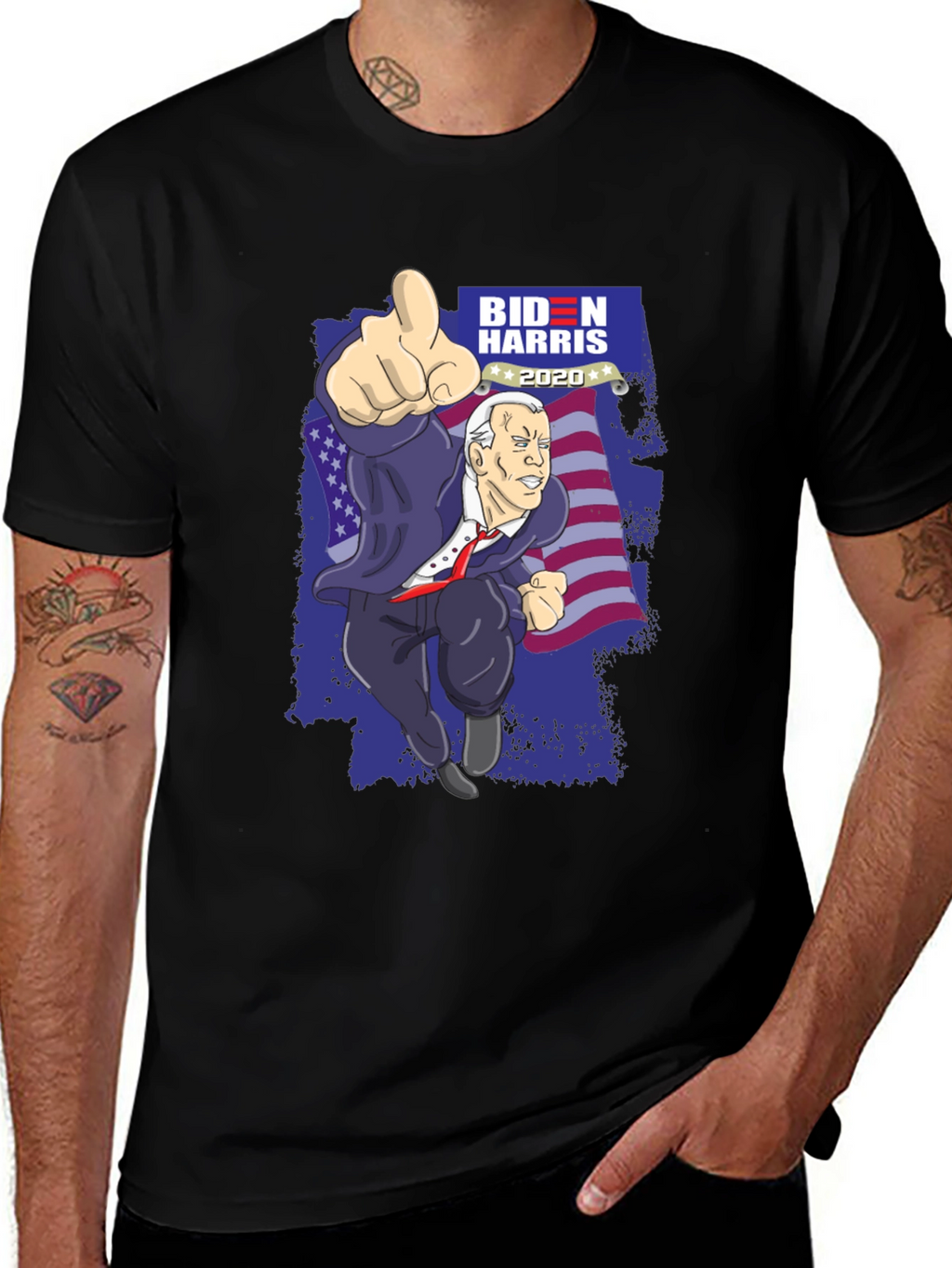 Biden Harris 2020 Graphic Print T-Shirt
