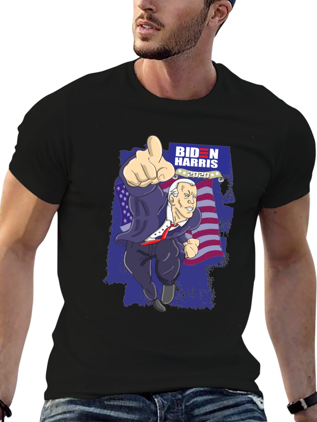Biden Harris 2020 Graphic Print T-Shirt