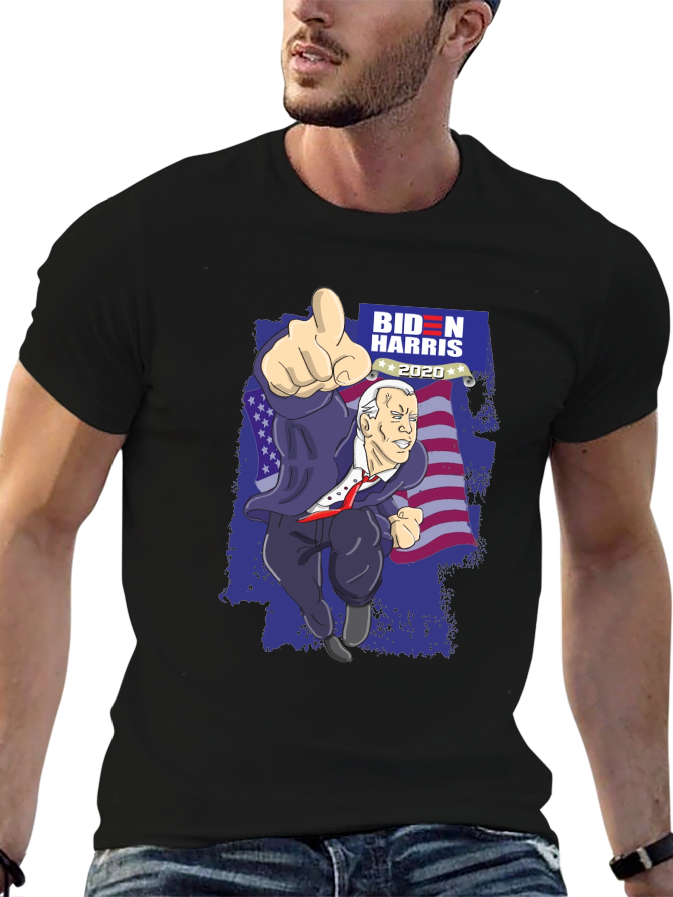 Biden Harris 2020 Graphic Print T-Shirt