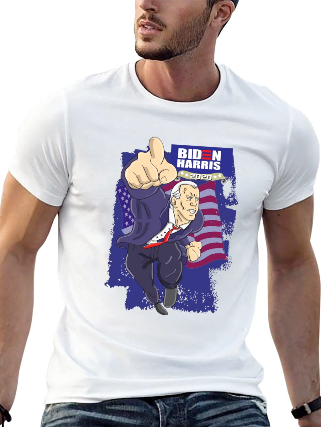 Biden Harris 2020 Graphic Print T-Shirt
