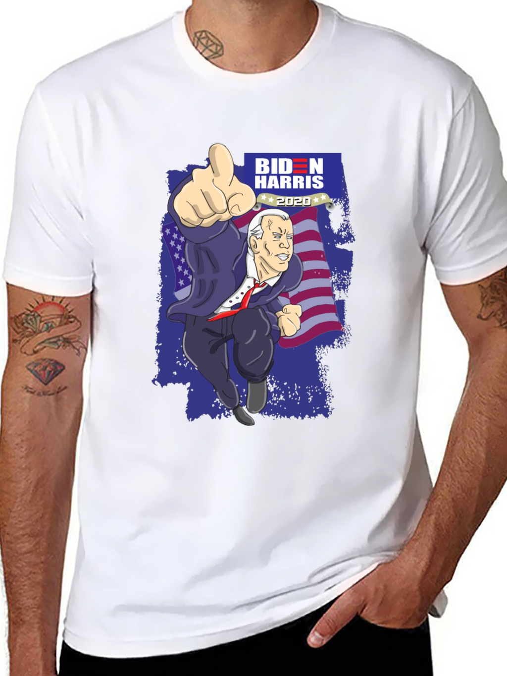 Biden Harris 2020 Graphic Print T-Shirt