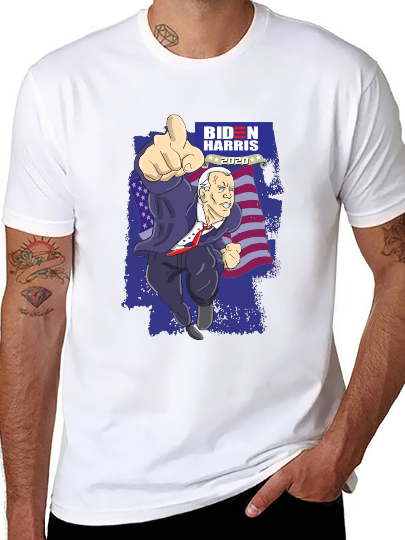 Biden Harris 2020 Graphic Print T-Shirt