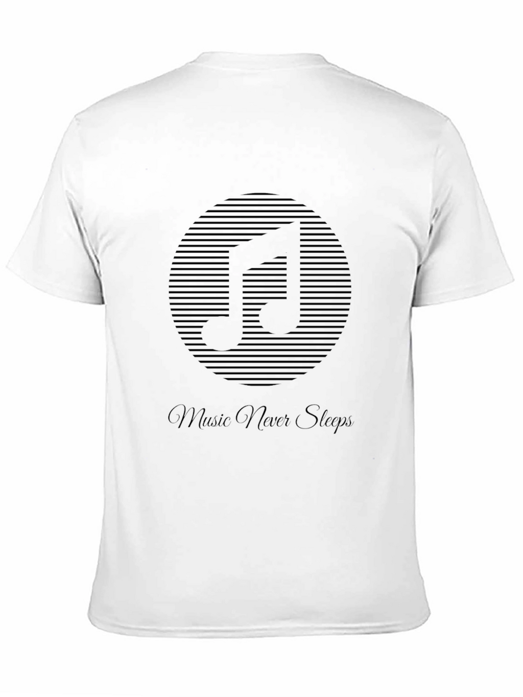 Music Never Stops Graphic T-Shirt