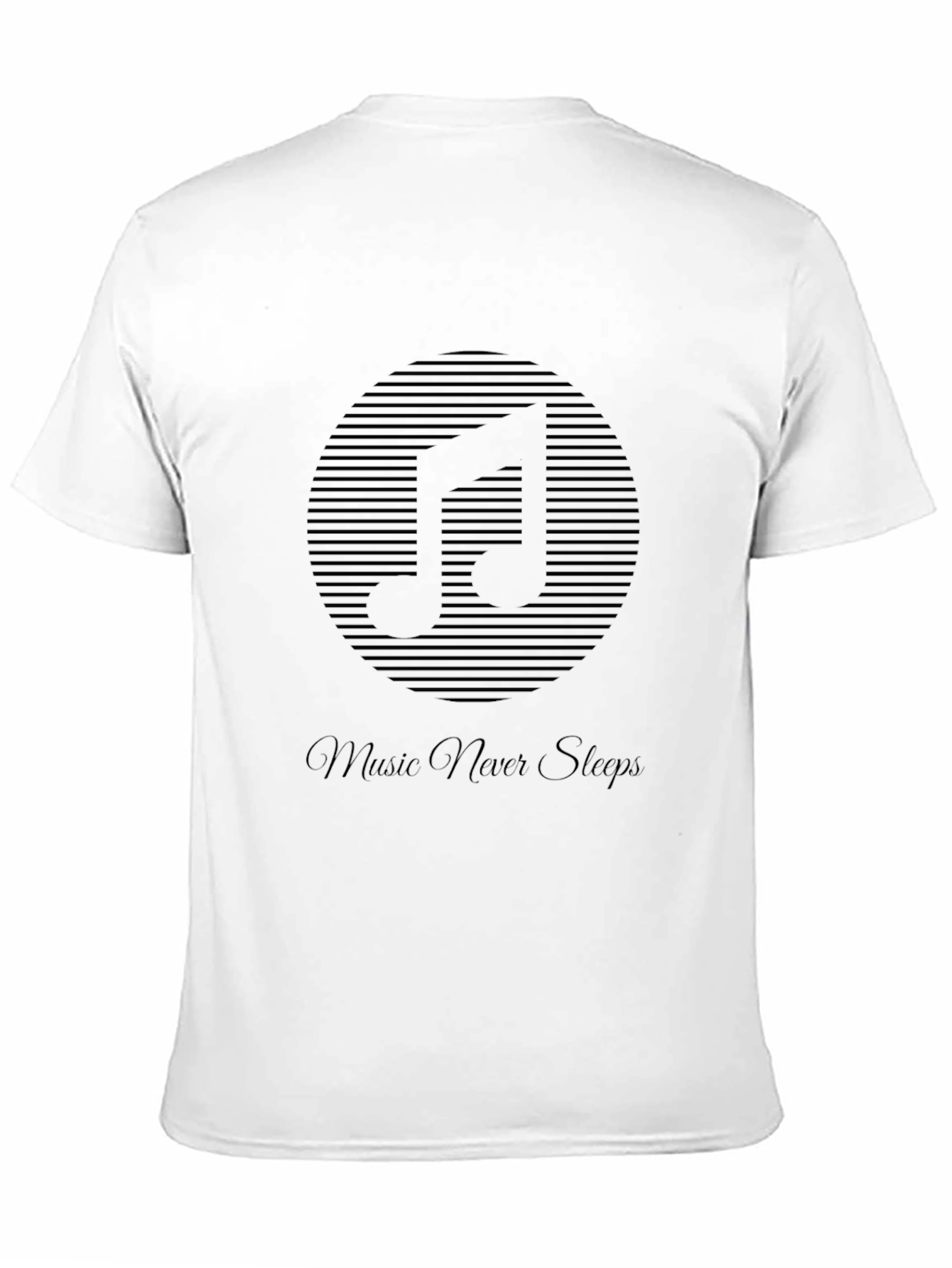 Music Never Stops Graphic T-Shirt