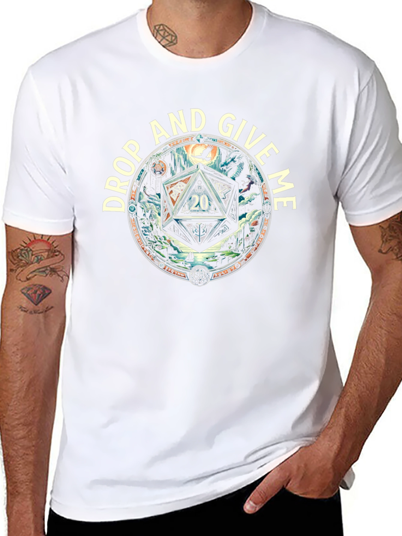 D20 Dice Graphic T-Shirt