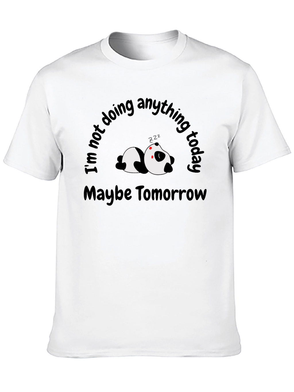 Lazy Panda T-Shirt - Funny Graphic Tee