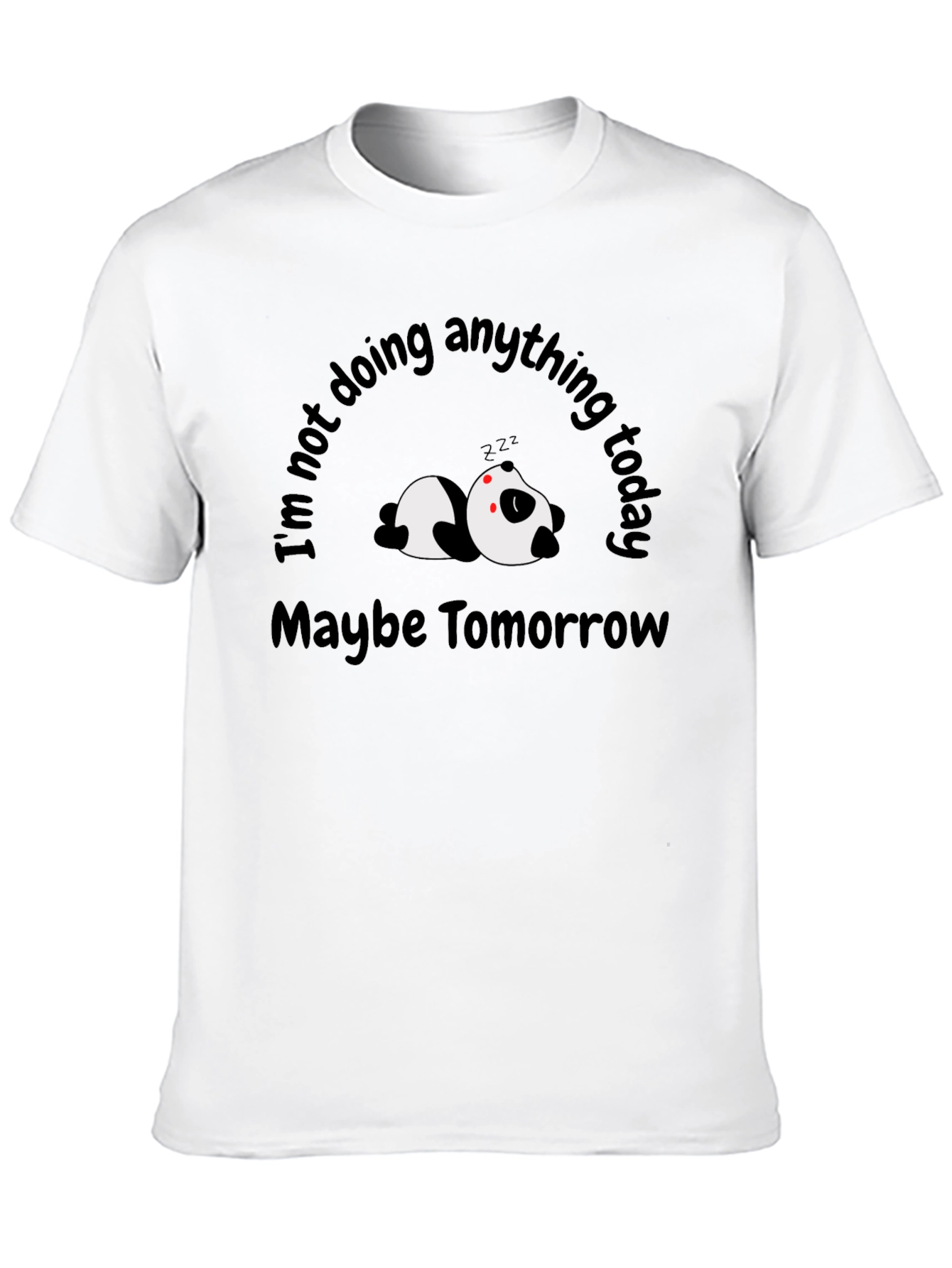 Lazy Panda T-Shirt - Funny Graphic Tee