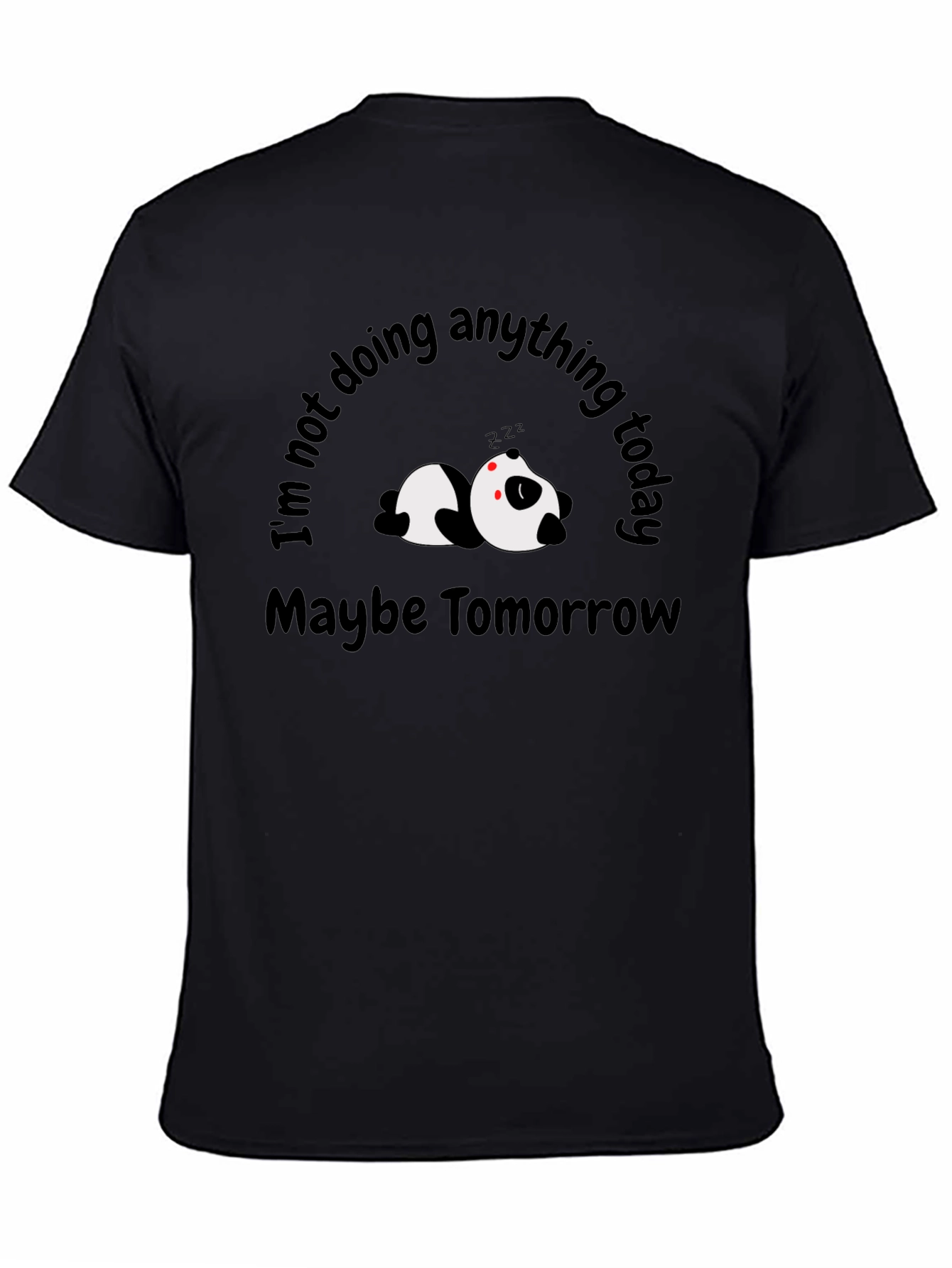 Lazy Panda T-Shirt - Funny Graphic Tee