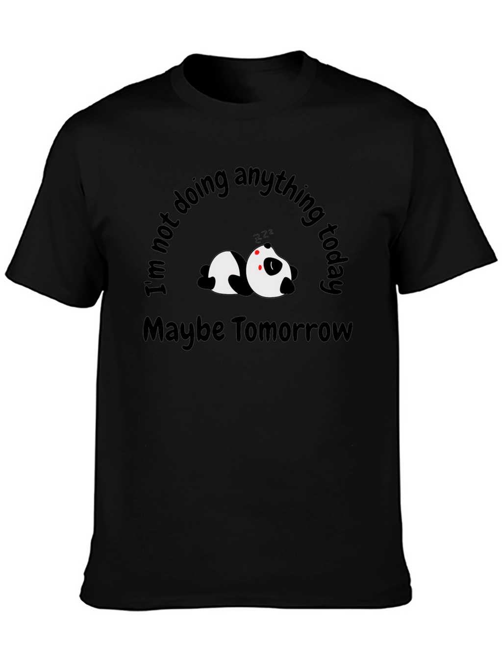 Lazy Panda T-Shirt - Funny Graphic Tee