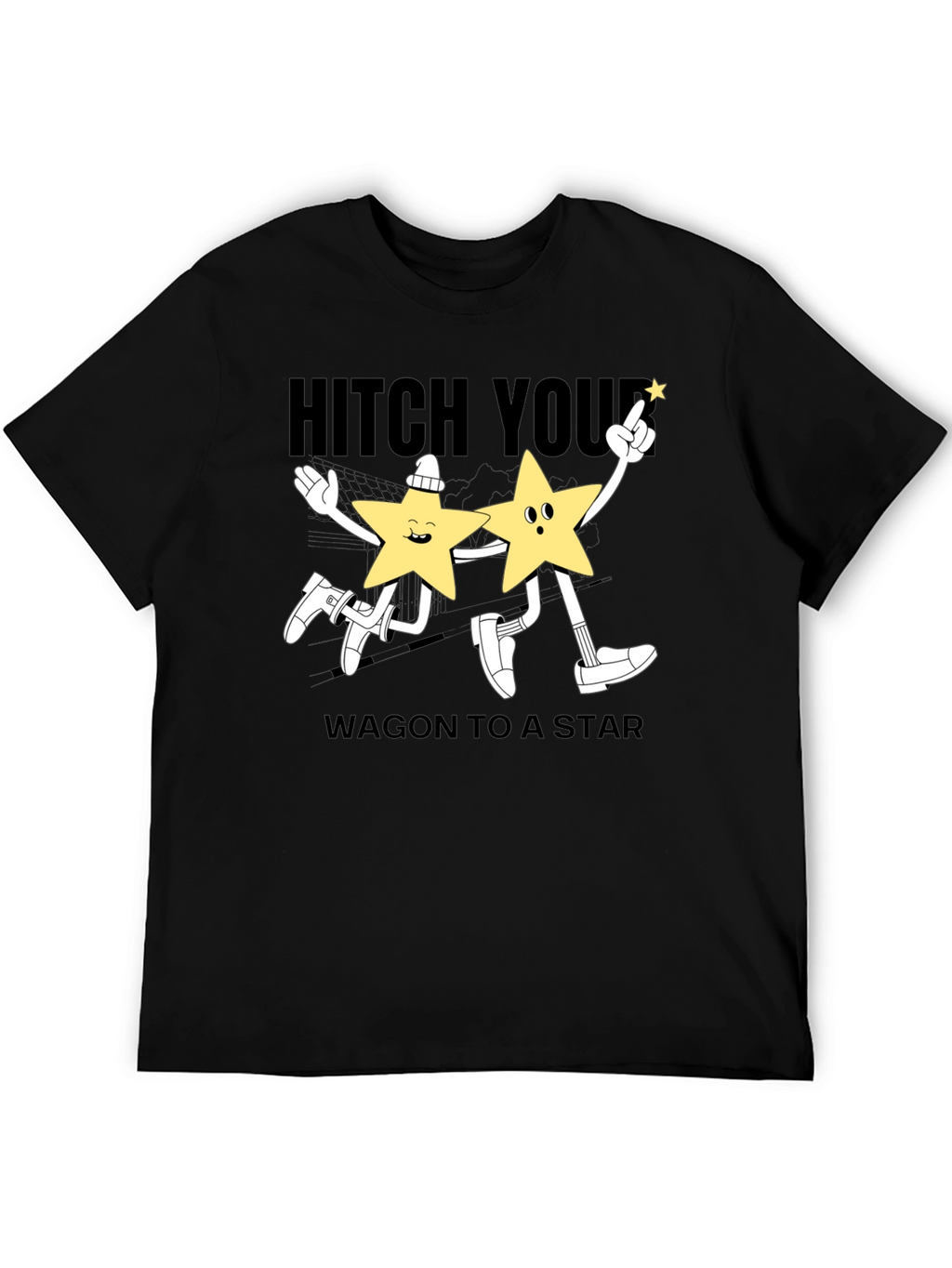 Hitch Your Wagon to a Star Graphic T-Shirt