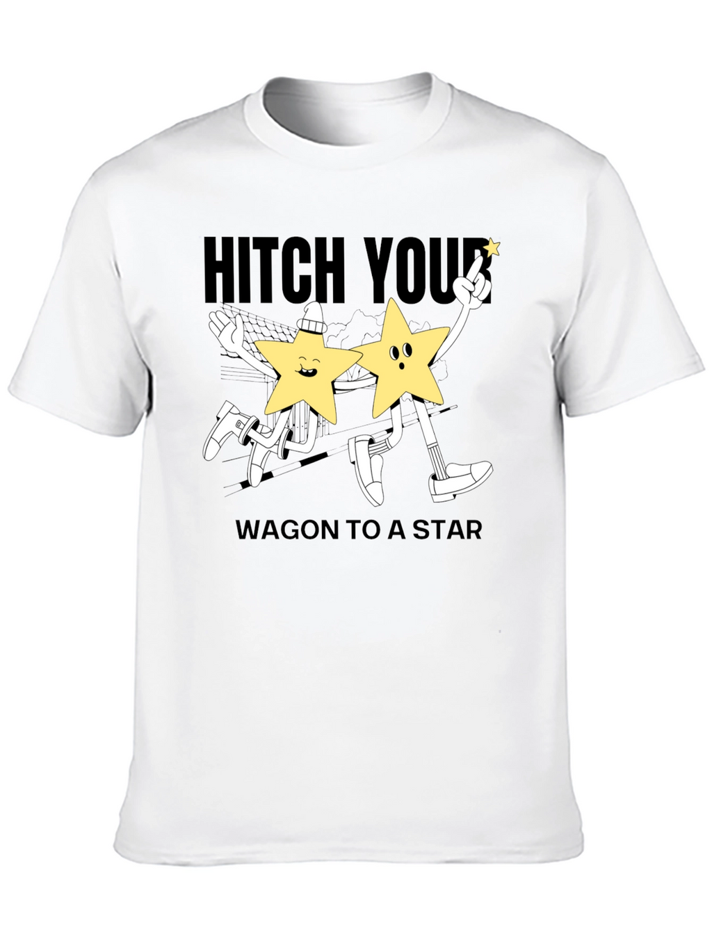 Hitch Your Wagon to a Star Graphic T-Shirt