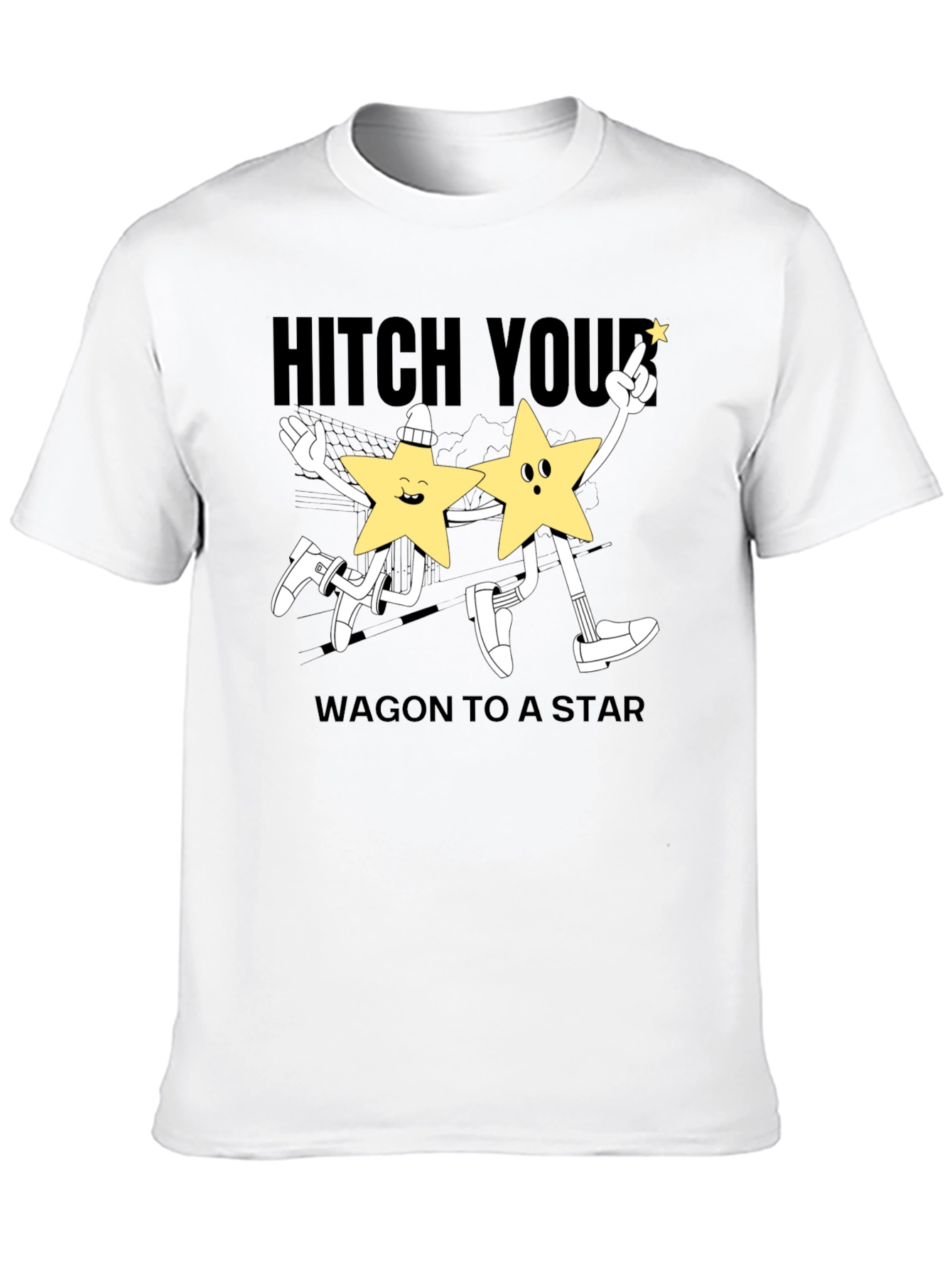 Hitch Your Wagon to a Star Graphic T-Shirt