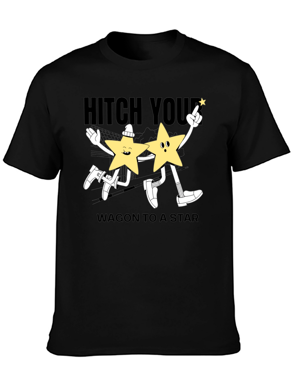 Hitch Your Wagon to a Star Graphic T-Shirt