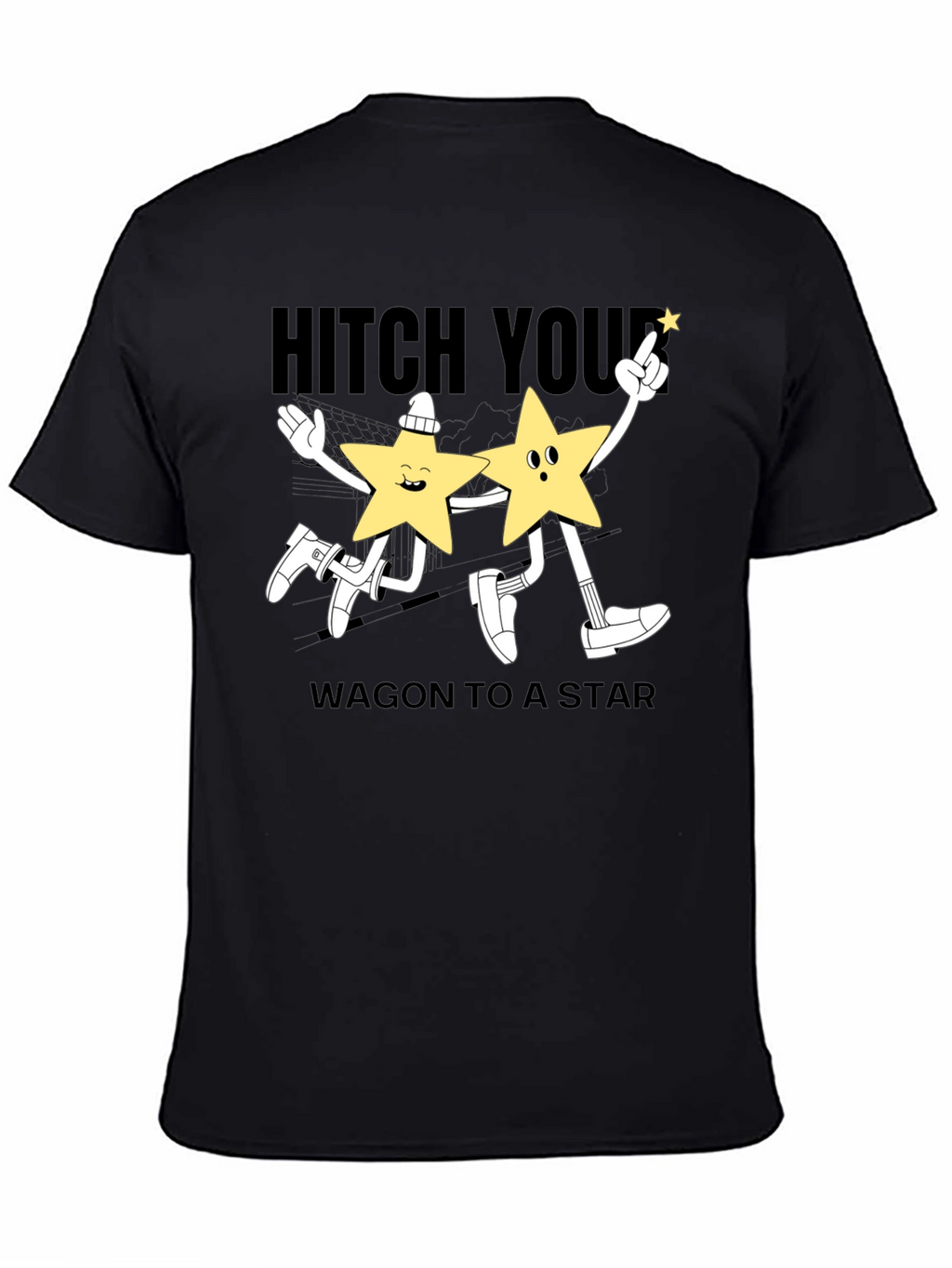 Hitch Your Wagon to a Star Graphic T-Shirt