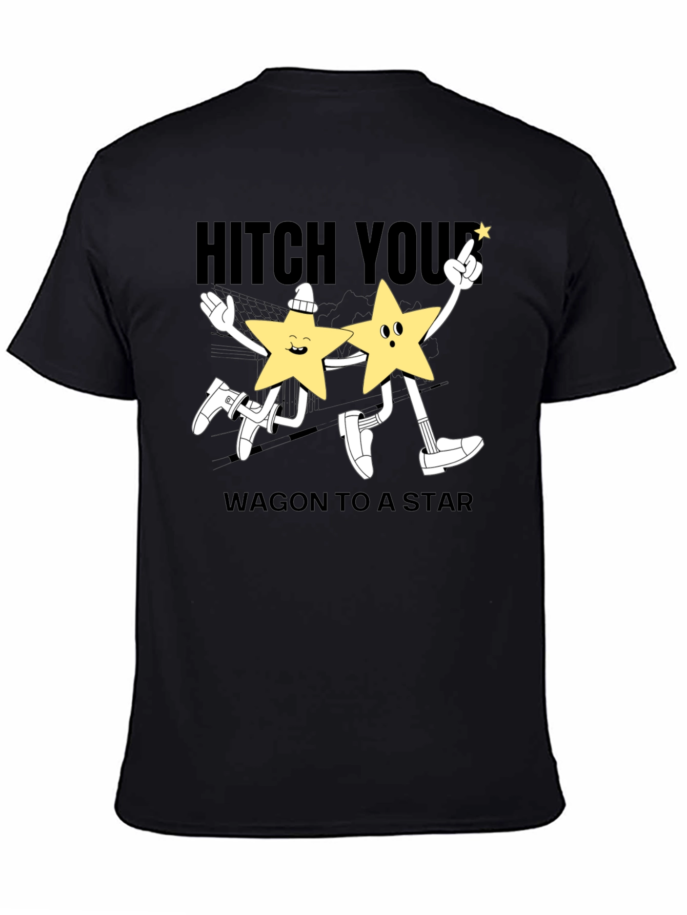 Hitch Your Wagon to a Star Graphic T-Shirt