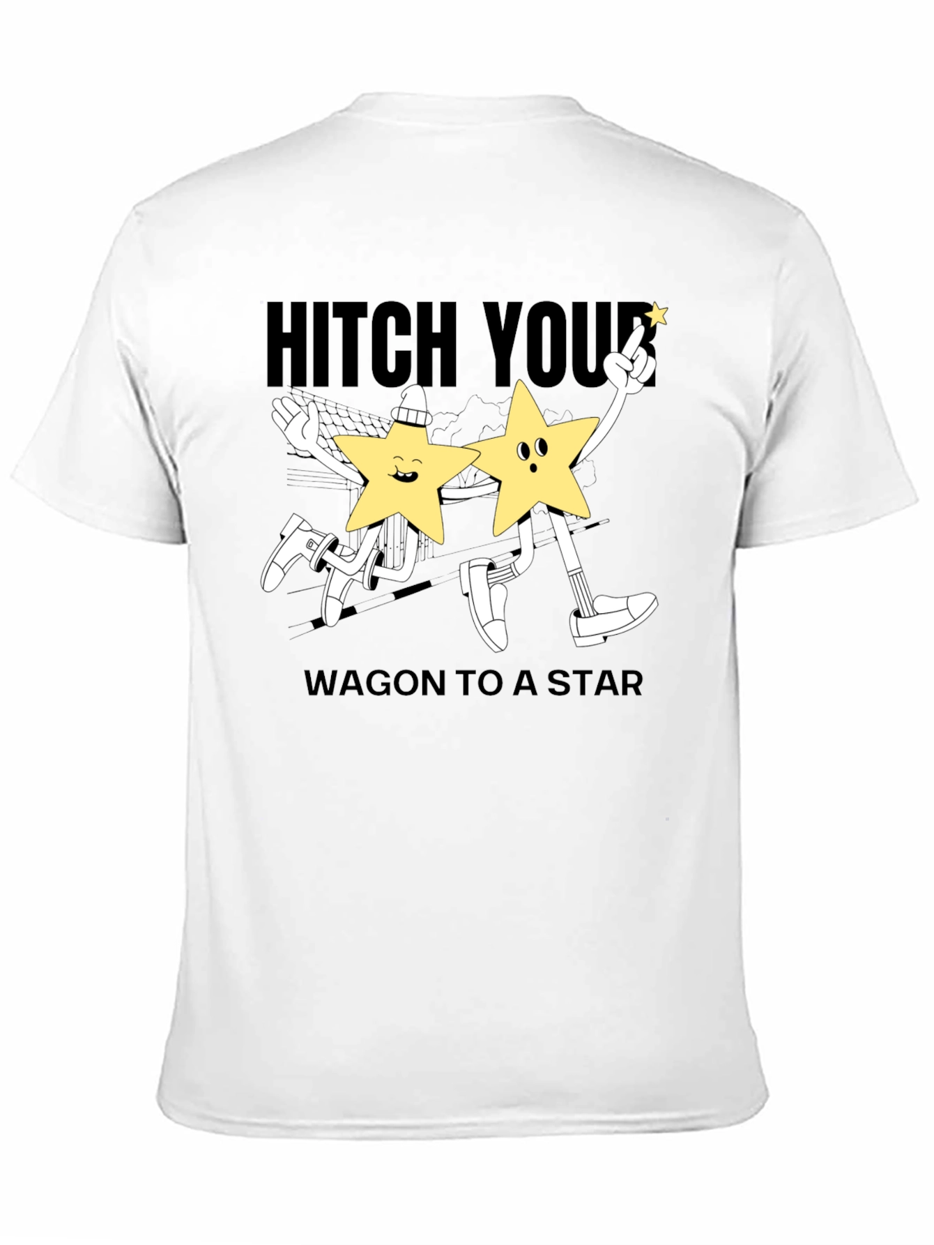 Hitch Your Wagon to a Star Graphic T-Shirt
