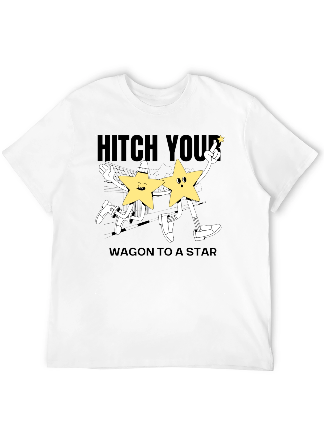 Hitch Your Wagon to a Star Graphic T-Shirt