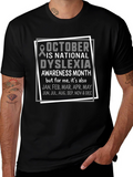 Dyslexia Awareness Month T-Shirt