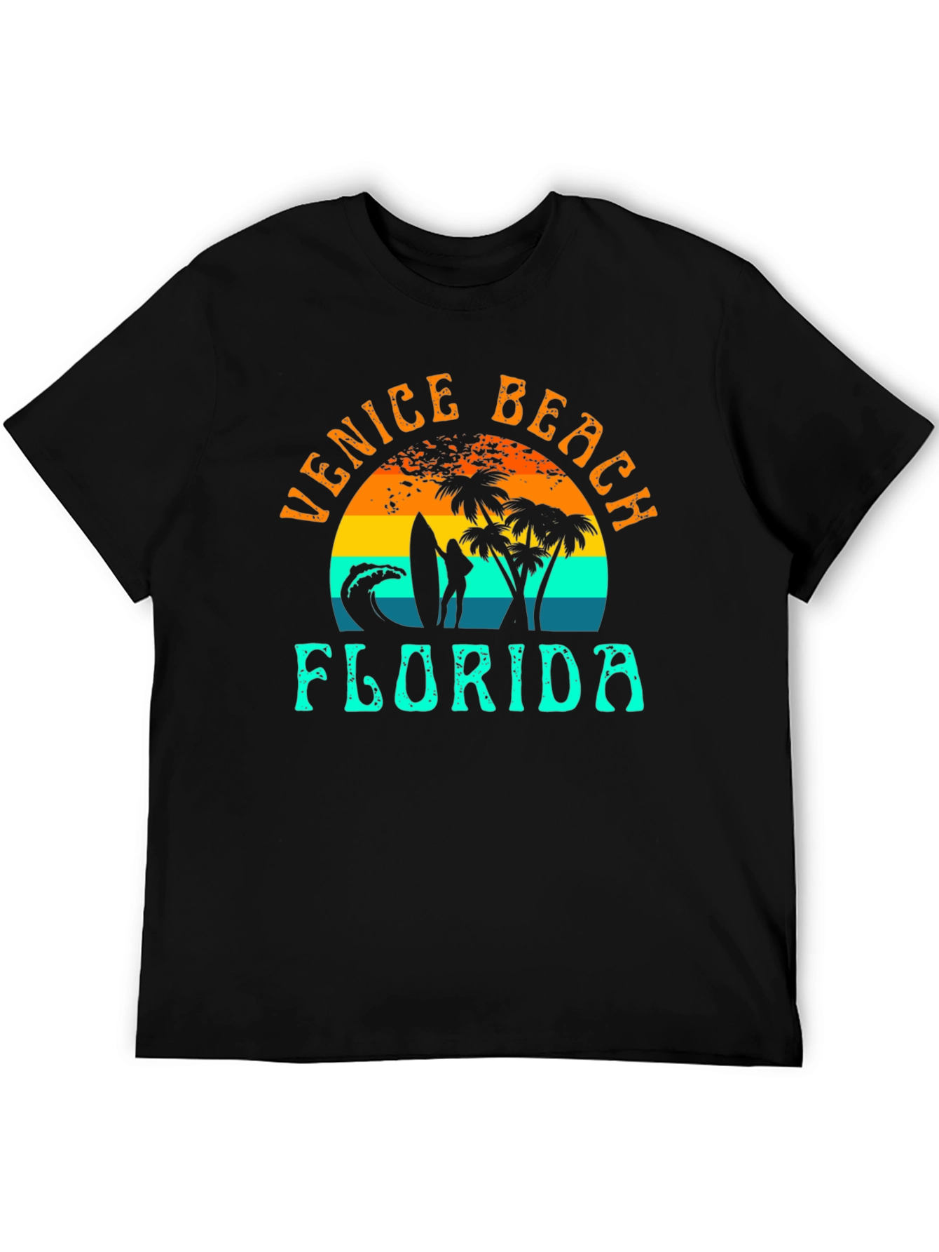 Venice Beach Florida T-Shirt - Palm Tree Graphic Tee