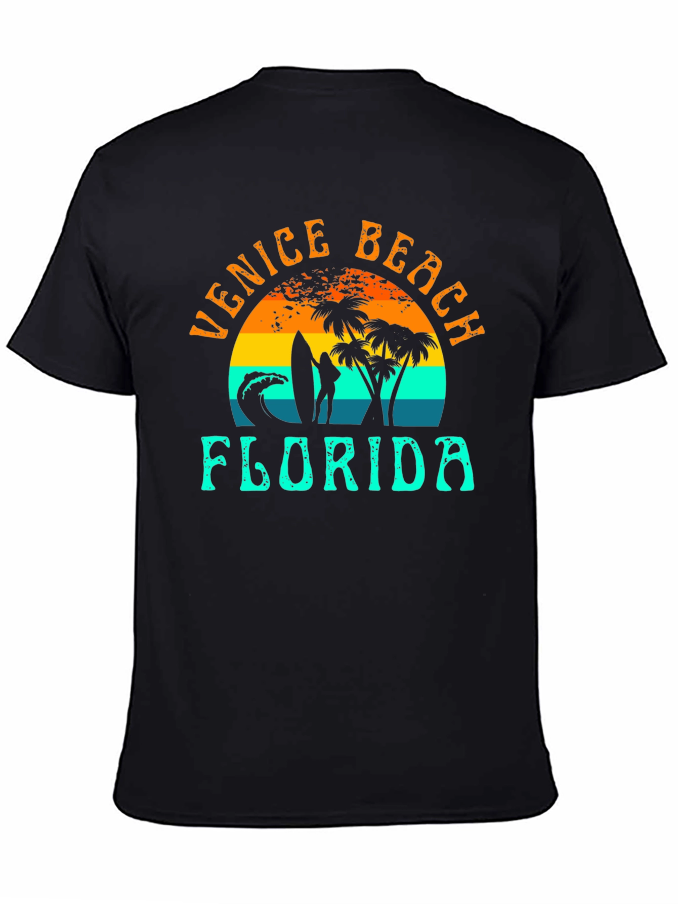 Venice Beach Florida T-Shirt - Palm Tree Graphic Tee