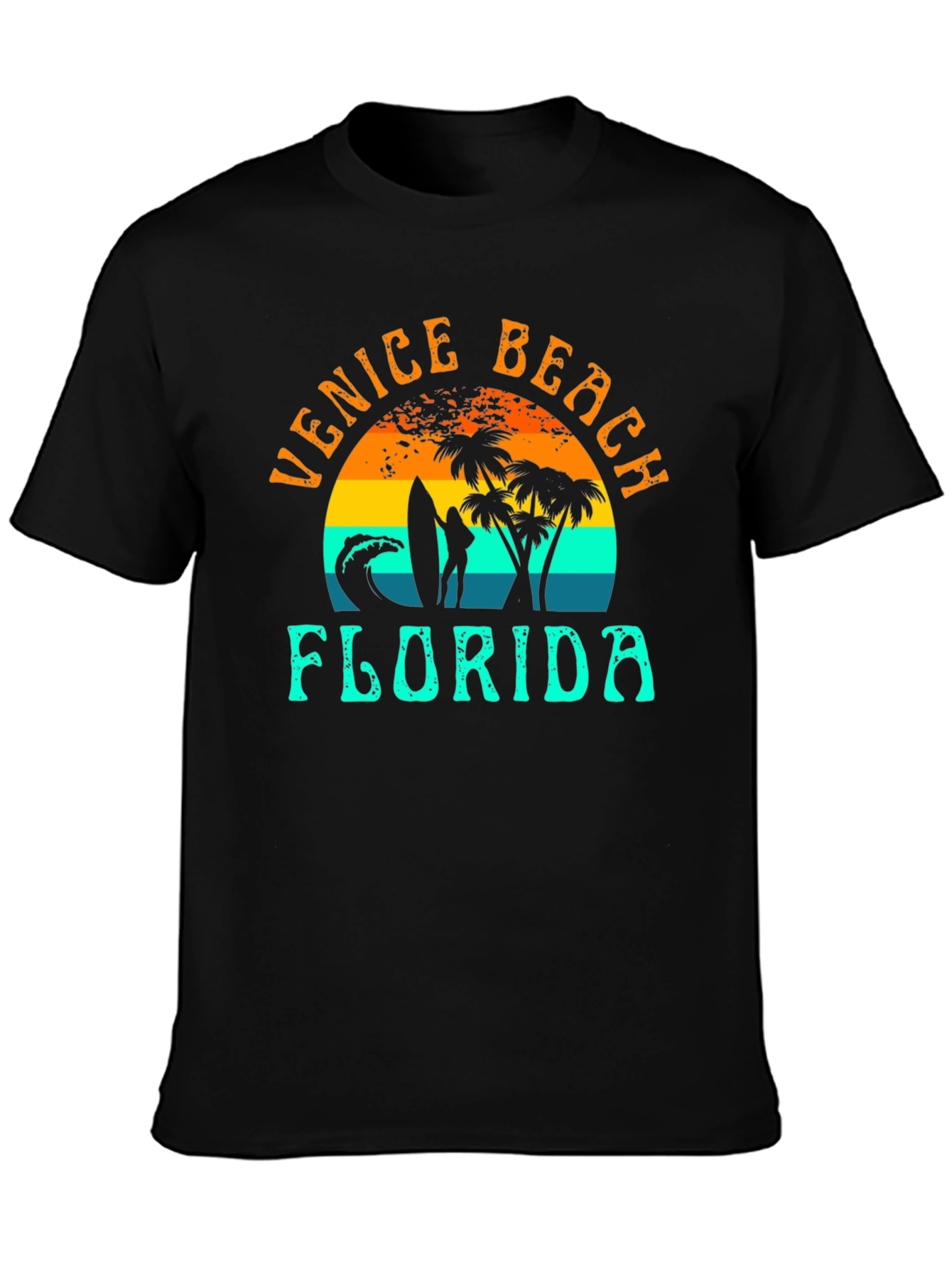 Venice Beach Florida T-Shirt - Palm Tree Graphic Tee