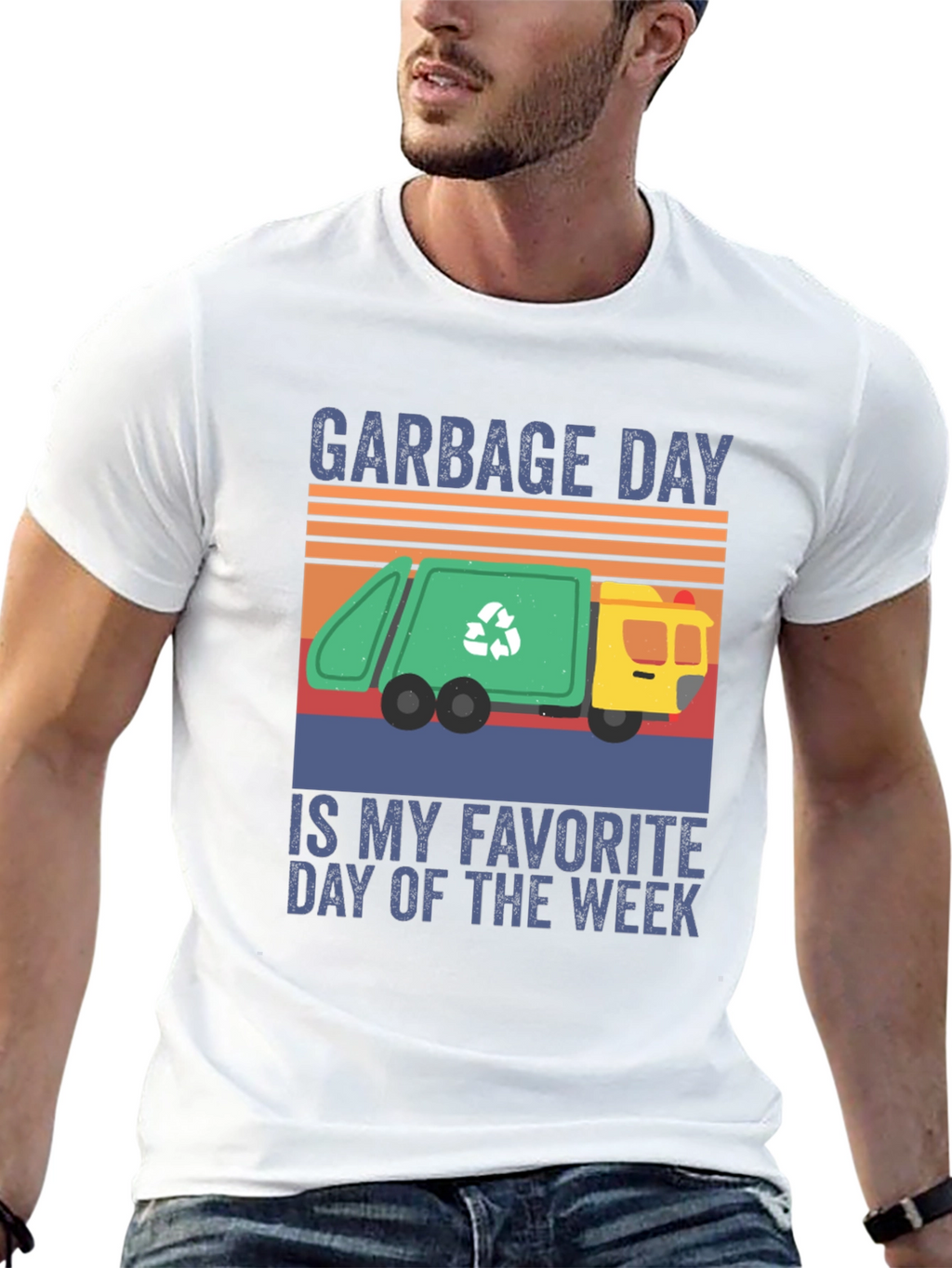 Garbage Day T-Shirt - Recycle Truck Tee