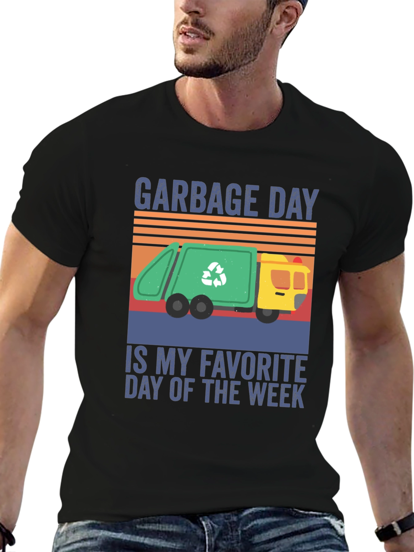 Garbage Day T-Shirt - Recycle Truck Tee