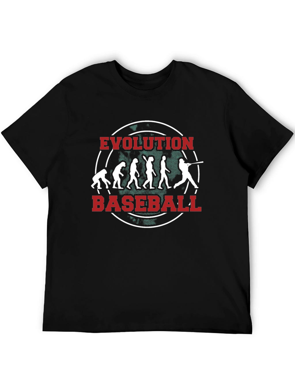 Evolution of Baseball Graphic T-Shirt