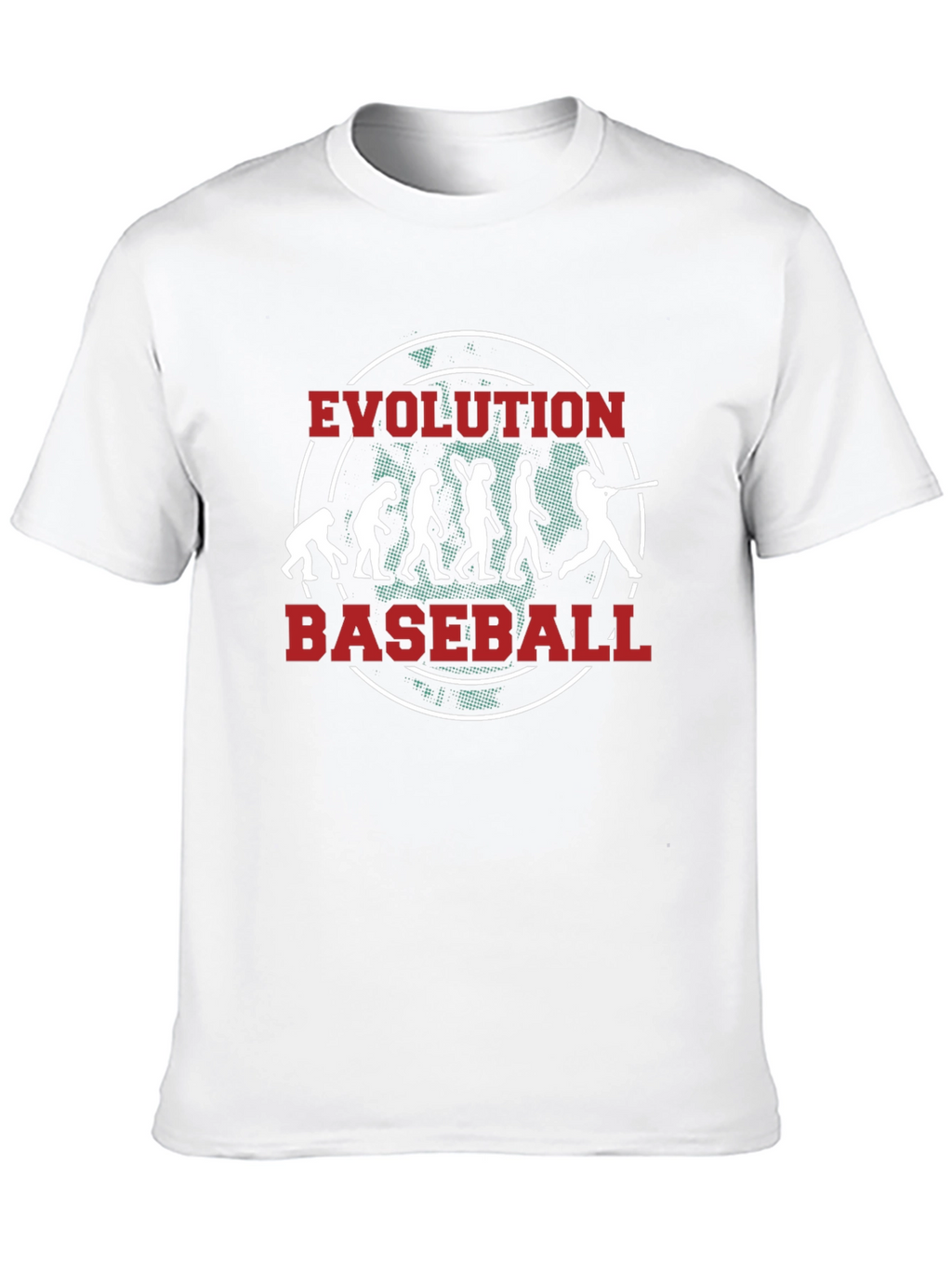 Evolution of Baseball Graphic T-Shirt