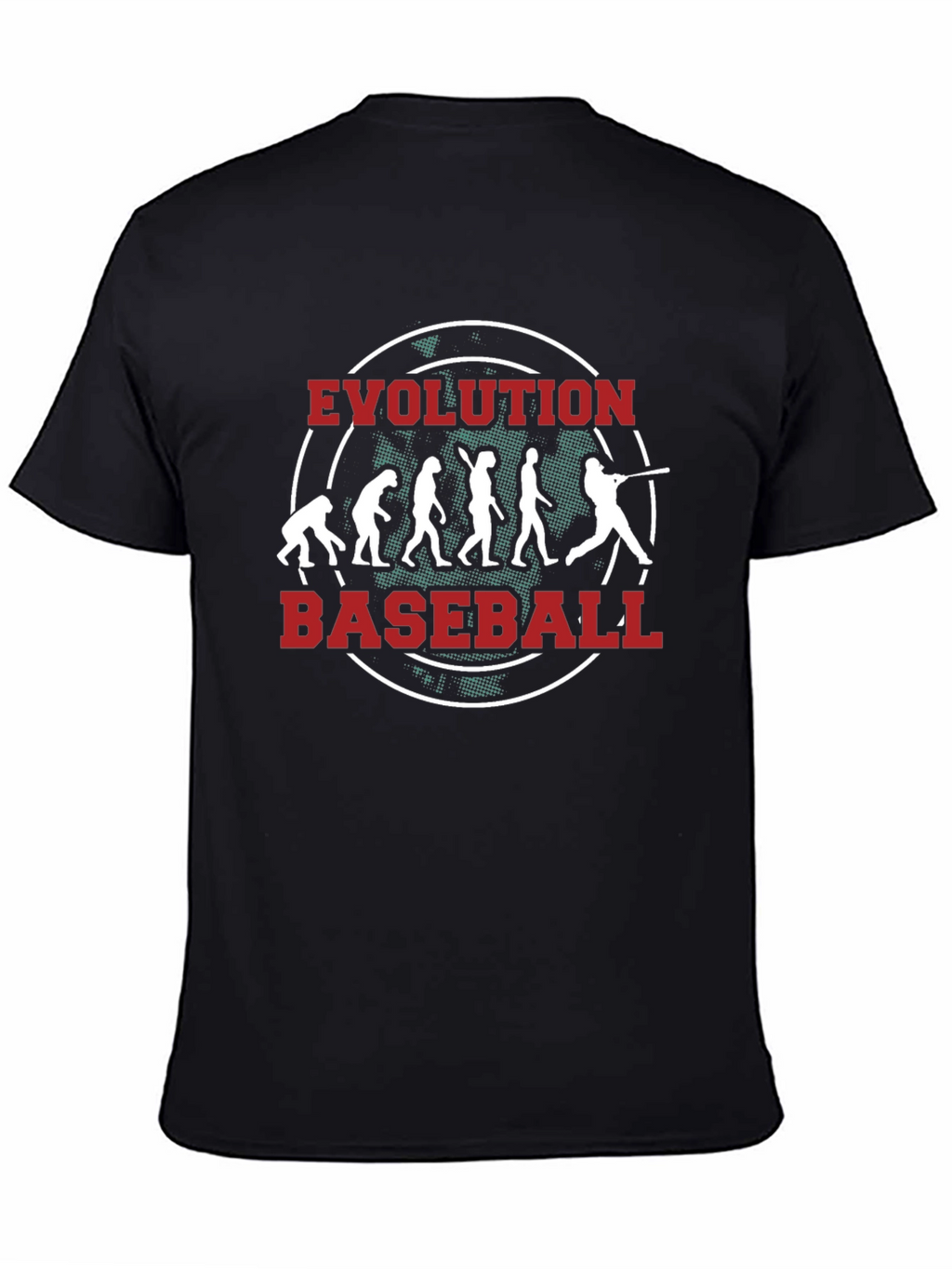 Evolution of Baseball Graphic T-Shirt