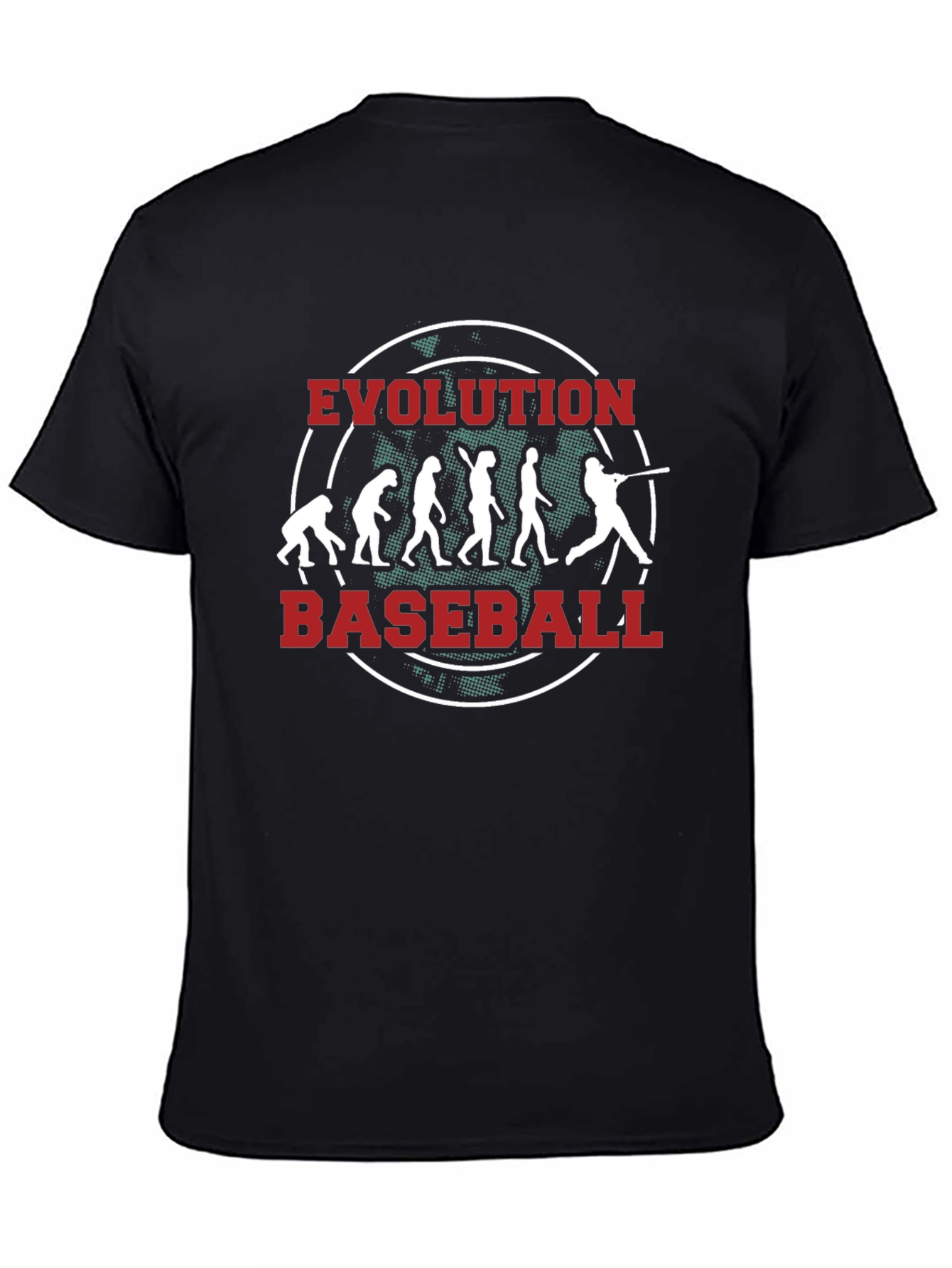 Evolution of Baseball Graphic T-Shirt