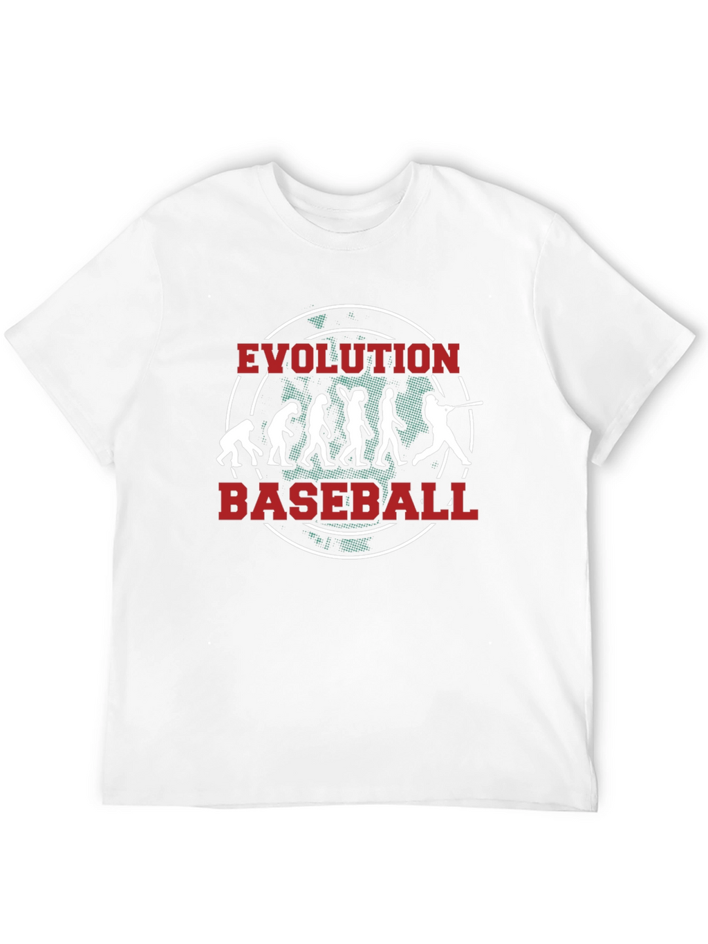 Evolution of Baseball Graphic T-Shirt