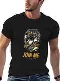 Skateboarding TV Head Graphic T-Shirt