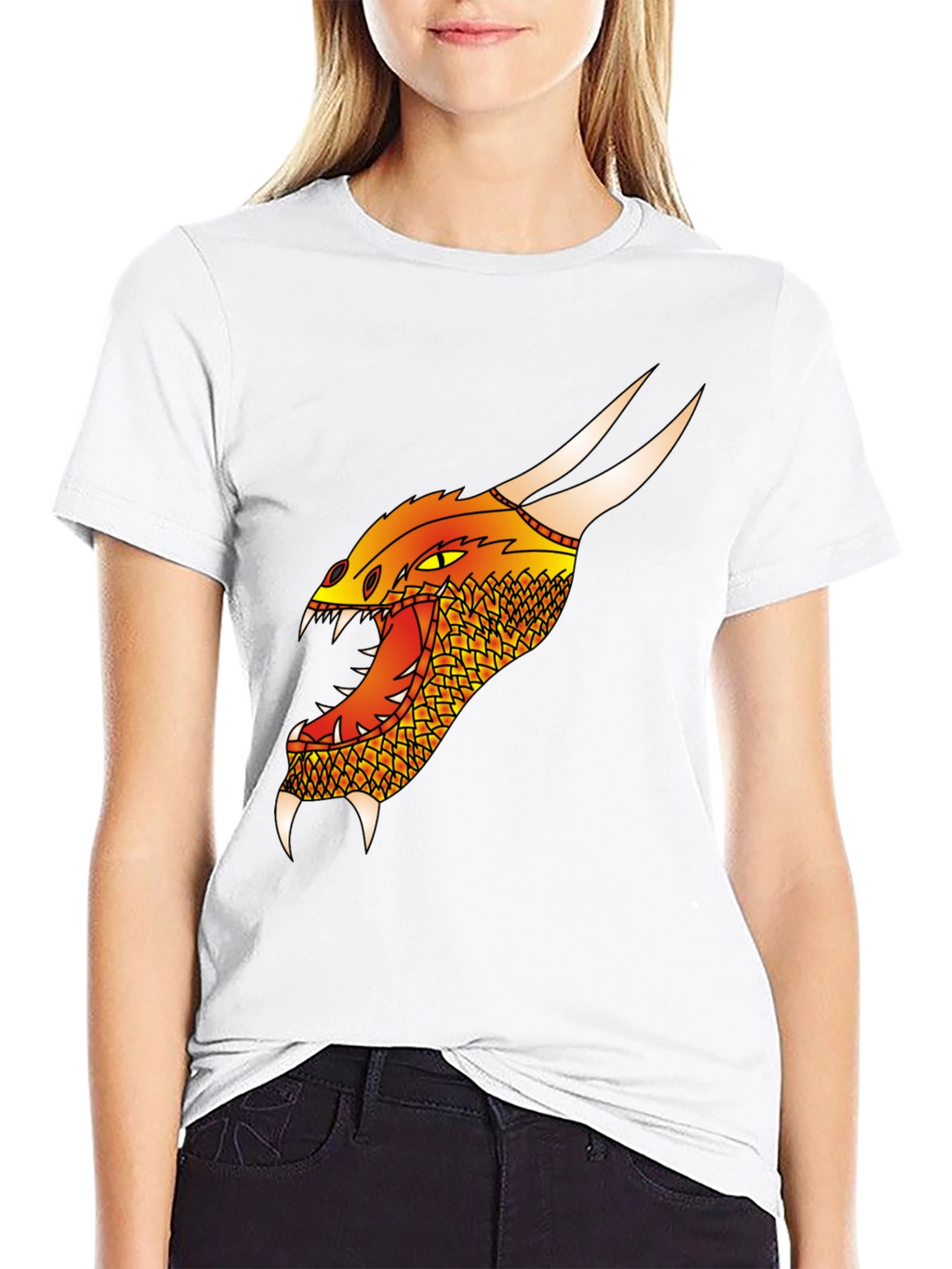 Dragon Graphic Tee - Fierce Creature Design