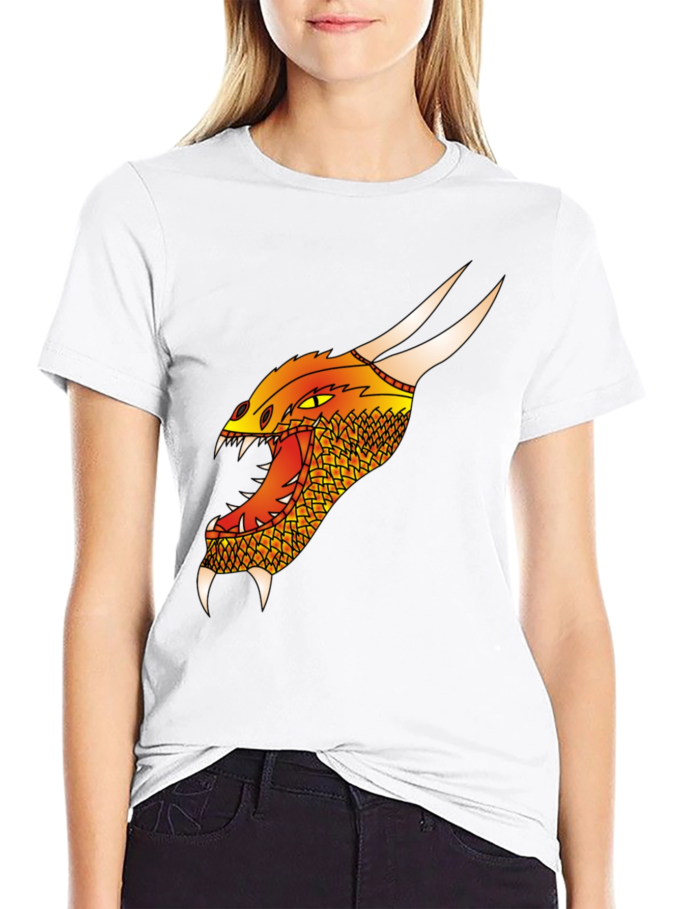 Dragon Graphic Tee - Fierce Creature Design
