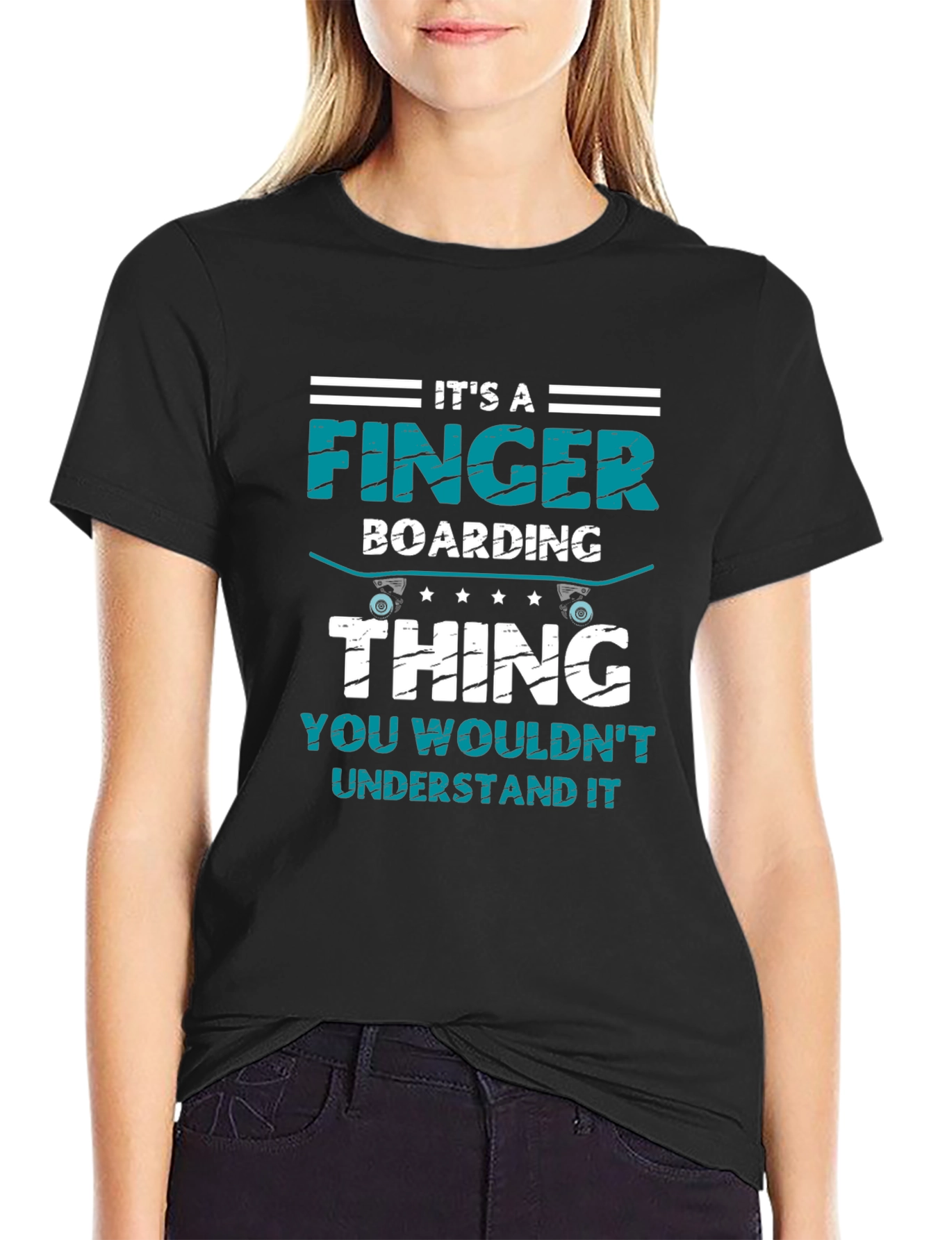 Fingerboarding Thing T-Shirt - Unique Design!
