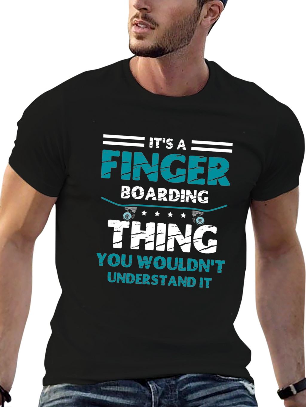 Fingerboarding Thing T-Shirt - Unique Design!