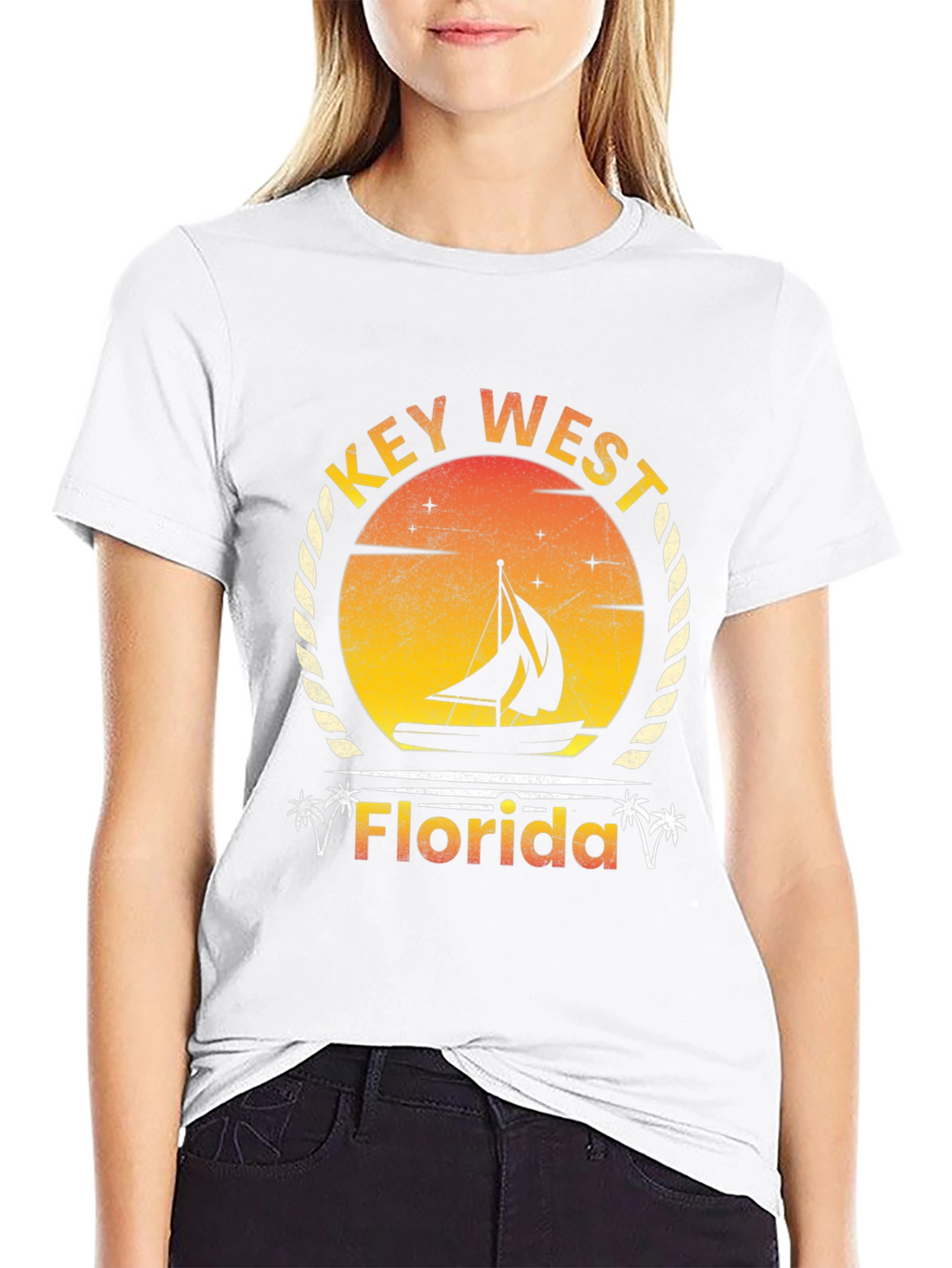 Key West Florida Sailboat T-Shirt