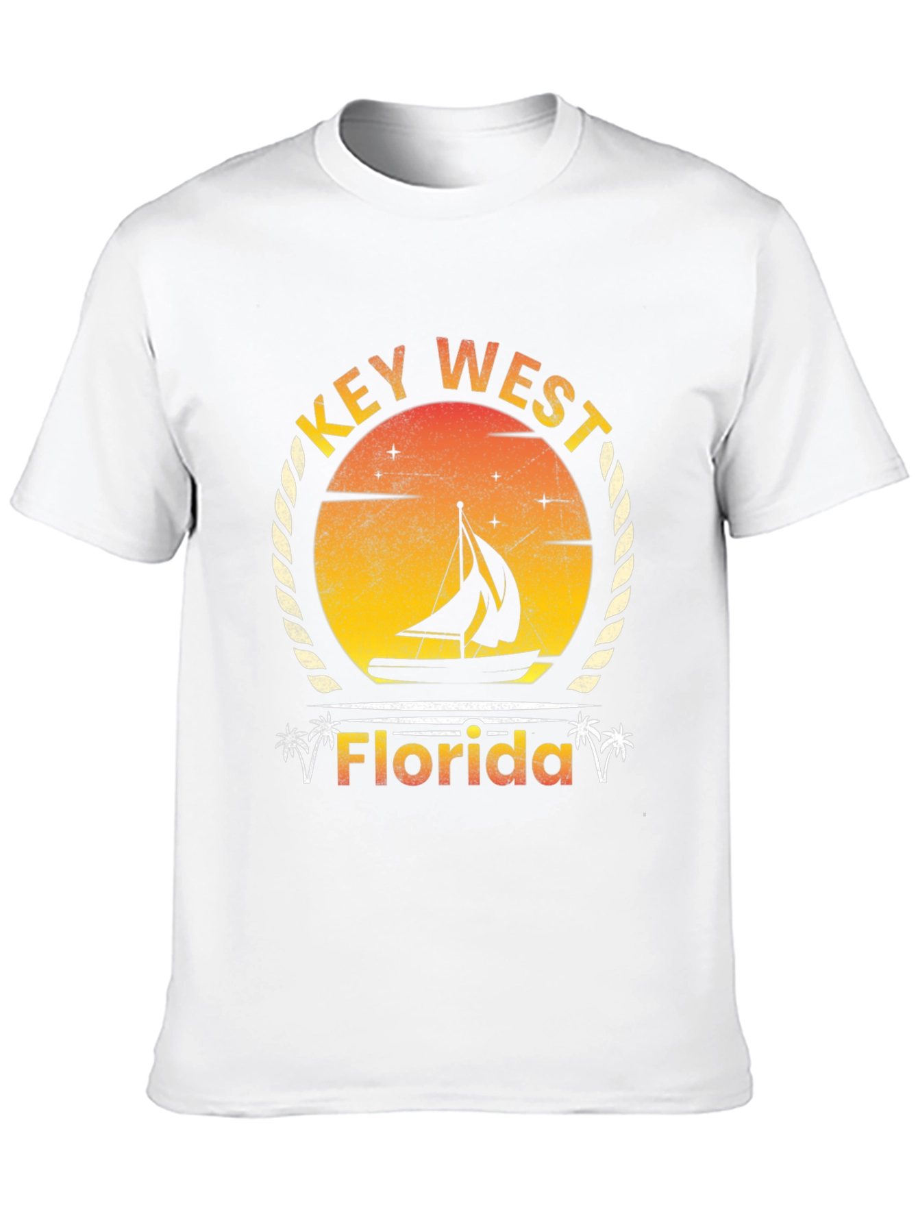 Key West Florida Sailboat T-Shirt