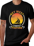 Key West Florida Sailboat T-Shirt