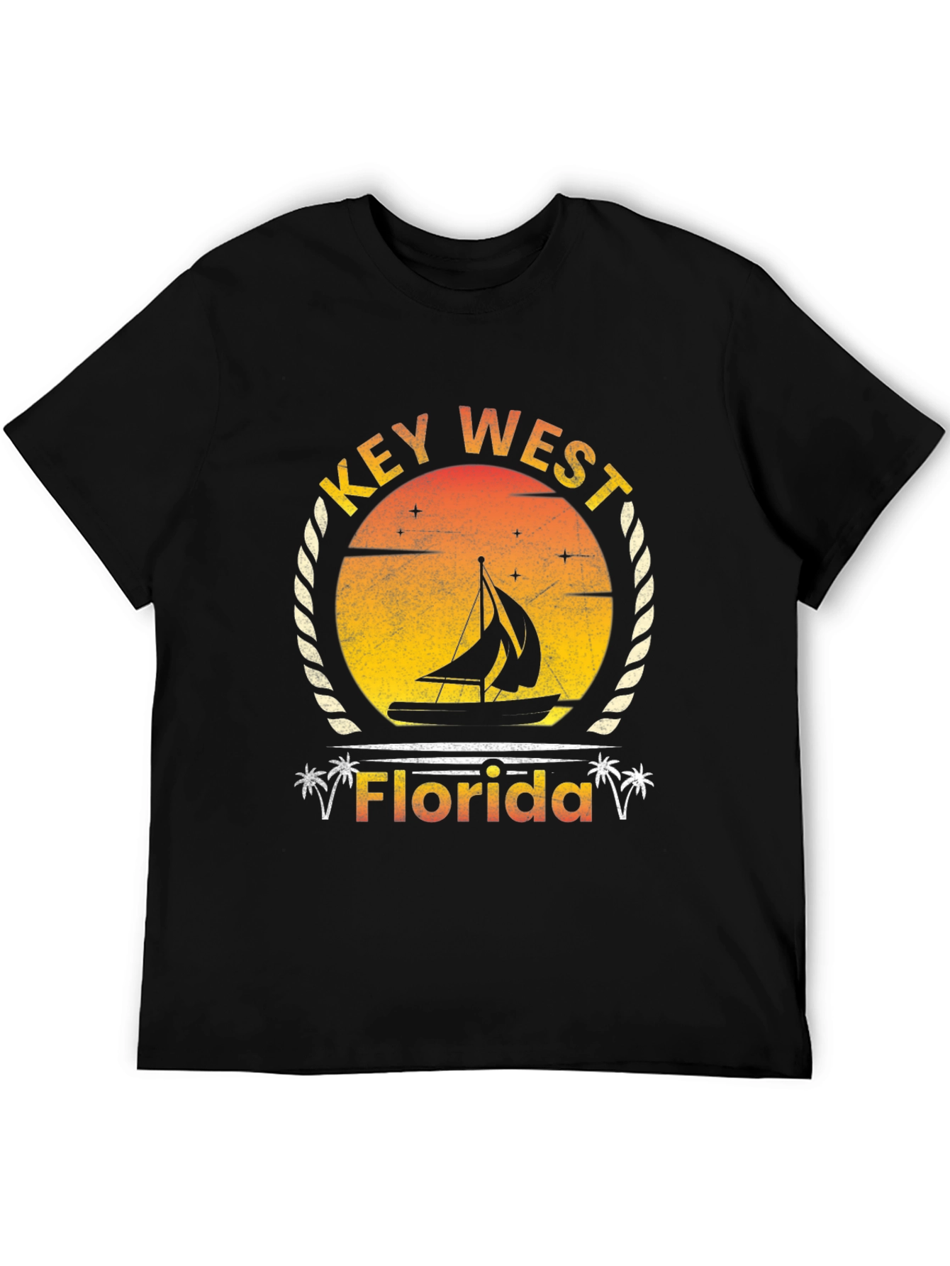Key West Florida Sailboat T-Shirt
