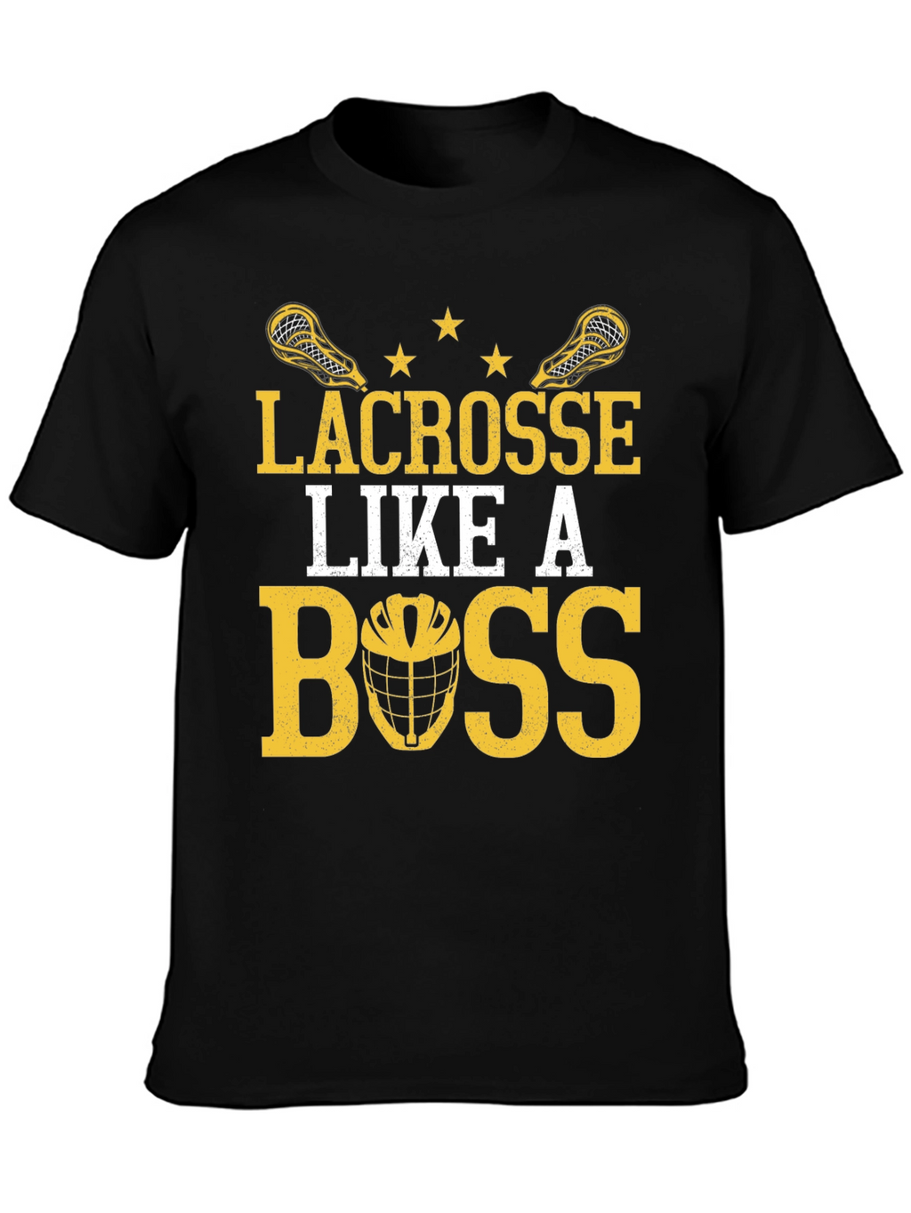 Lacrosse Like A Boss Graphic T-Shirt