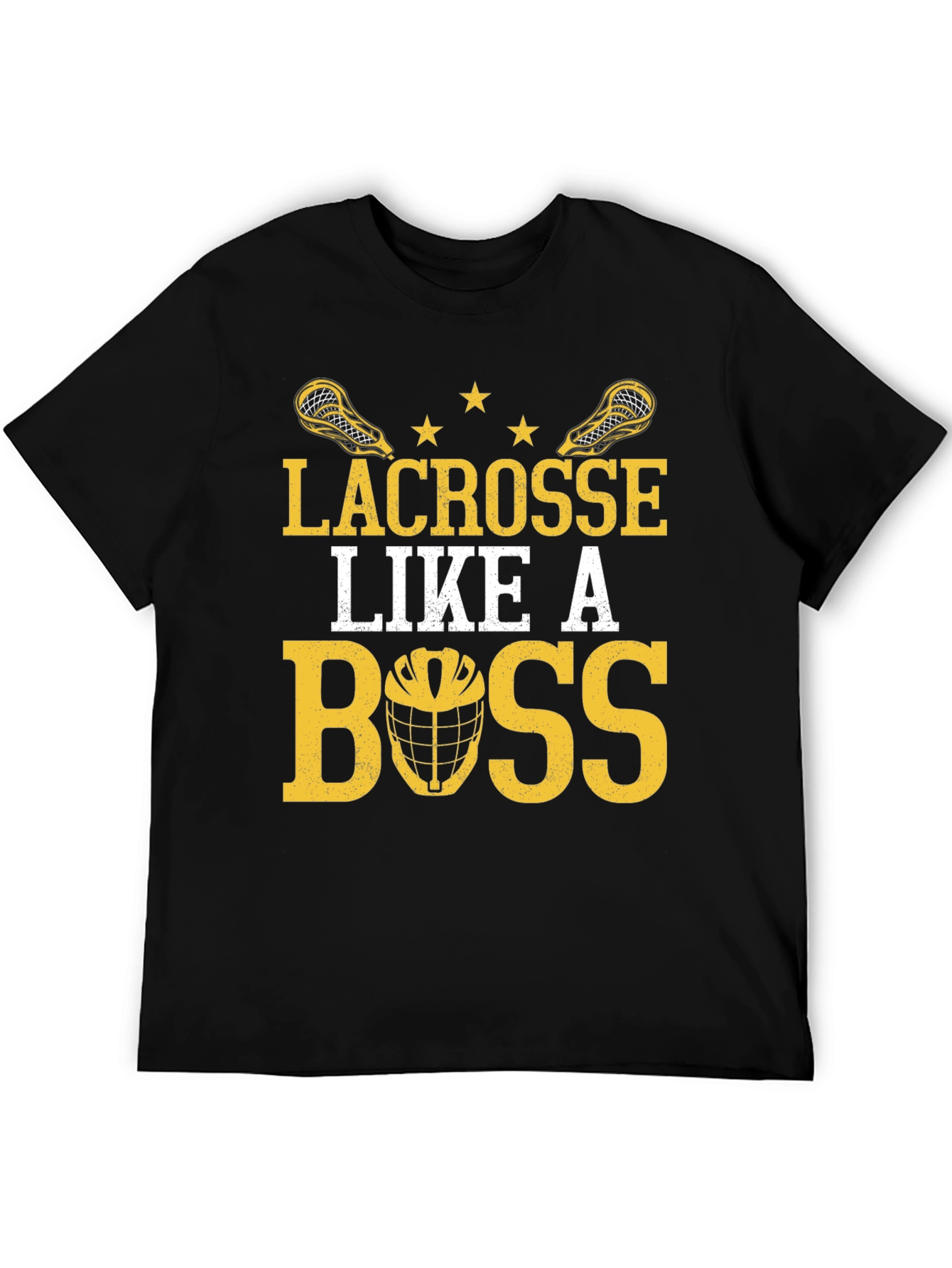 Lacrosse Like A Boss Graphic T-Shirt